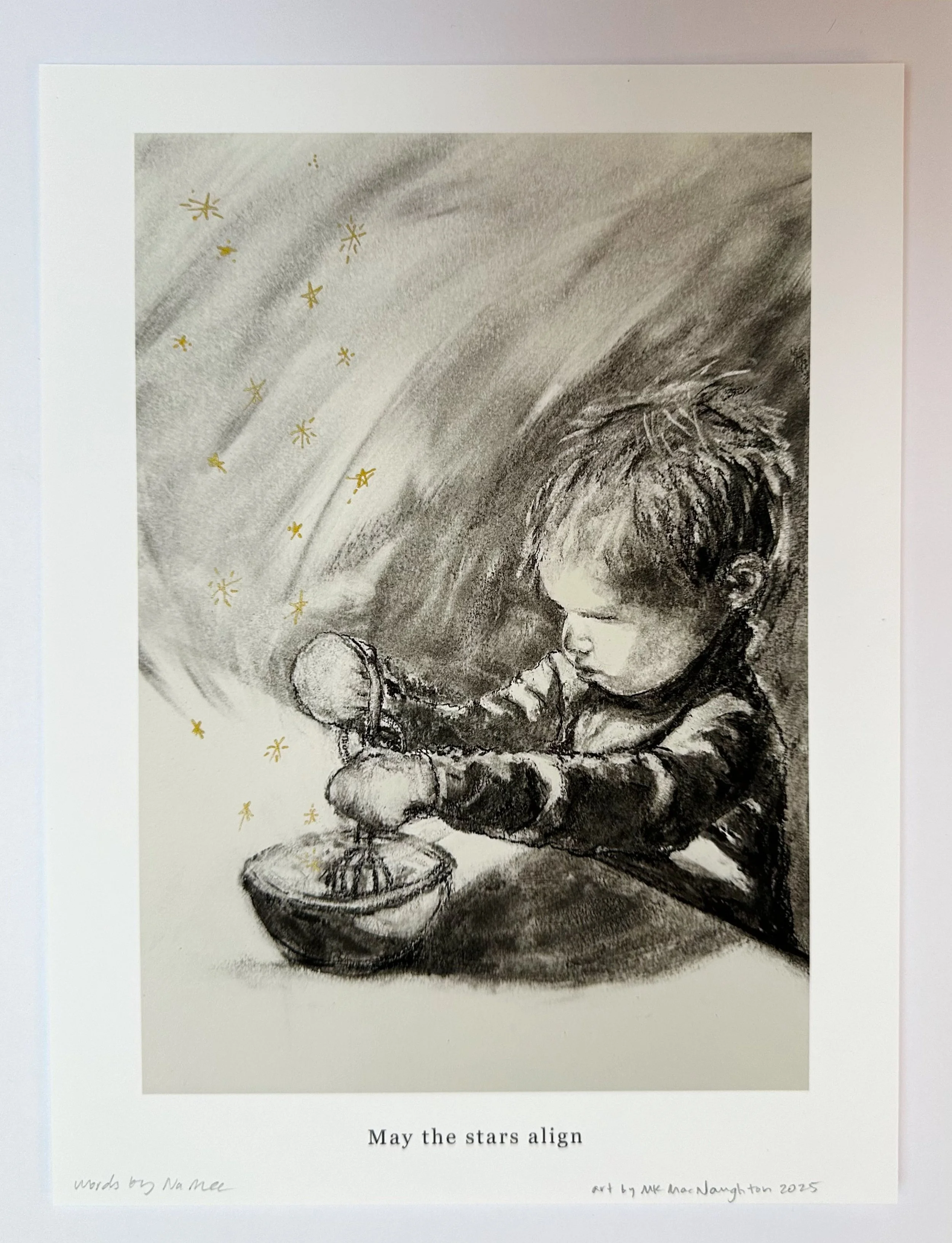 WISHES print: May the stars align