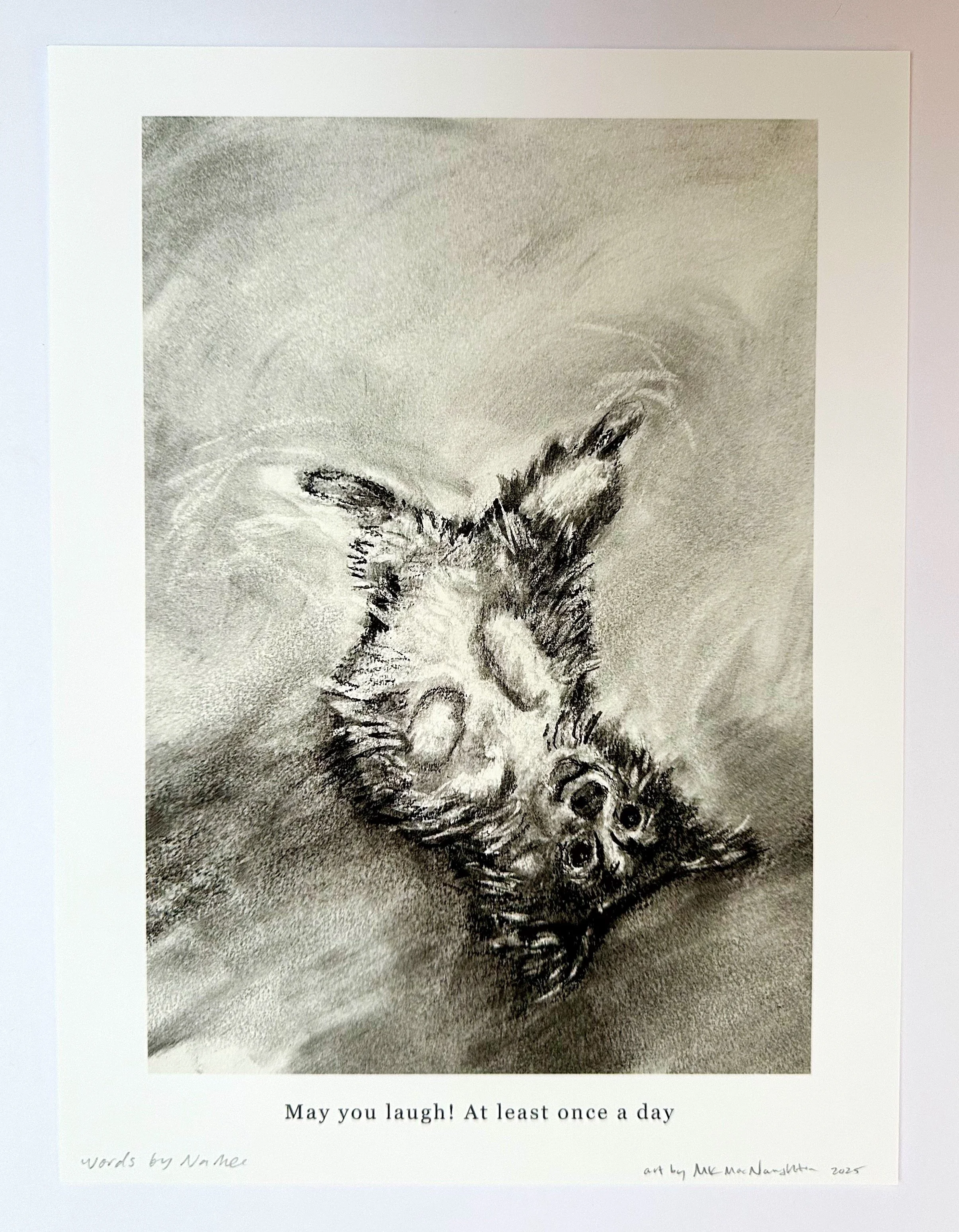 WISHES print: May you laugh!