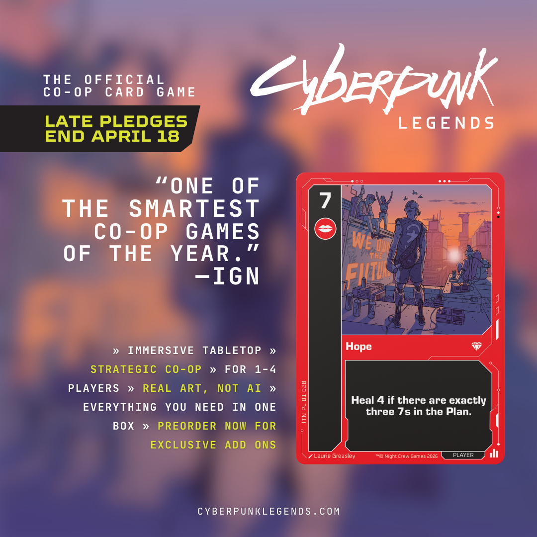 Ad campaign for Cyberpunk Legends, for Night Crew Games (2026)