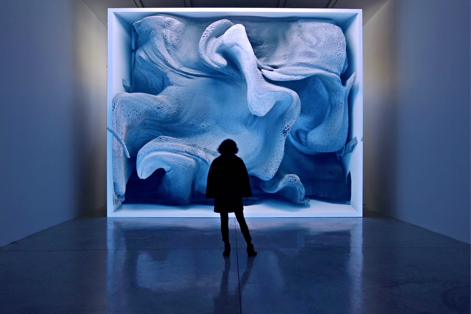 Installation image from CODAME-featured media artist Refik Anadol. (Click to read article.)