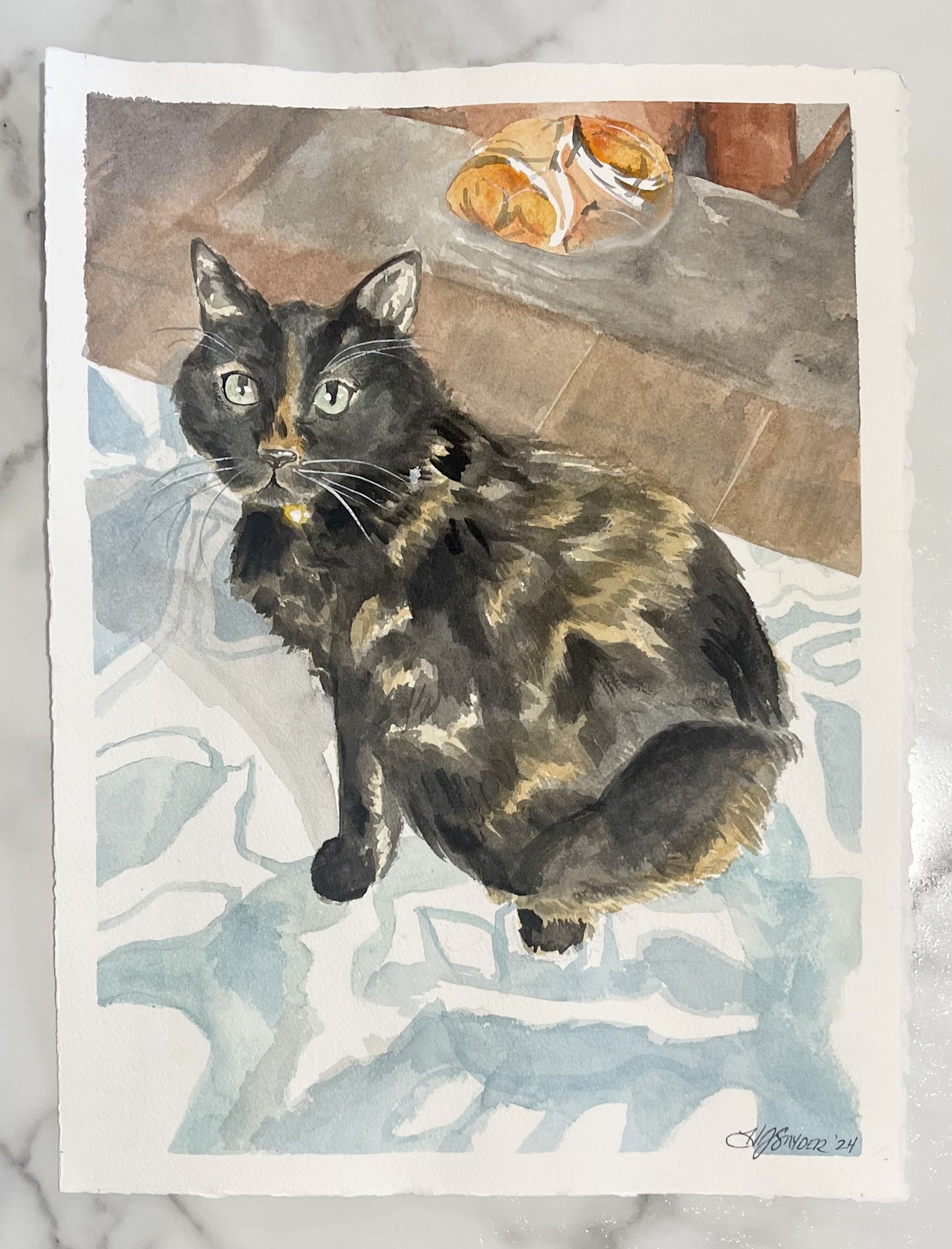 Pet portrait commission