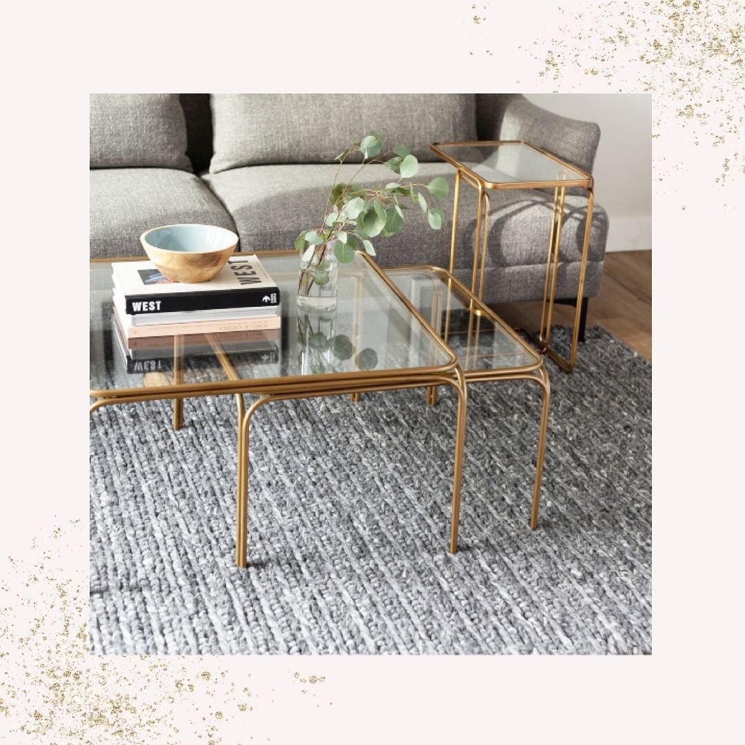 Take a look at our new Deco Collection. Available in gold and black. This gorgeous coffee table comes as a set of two nesting tables and looks amazing paired with the matching C Table.

#inspired_by_evelyn #livingroom #livingrooms #coffeetable #coffe