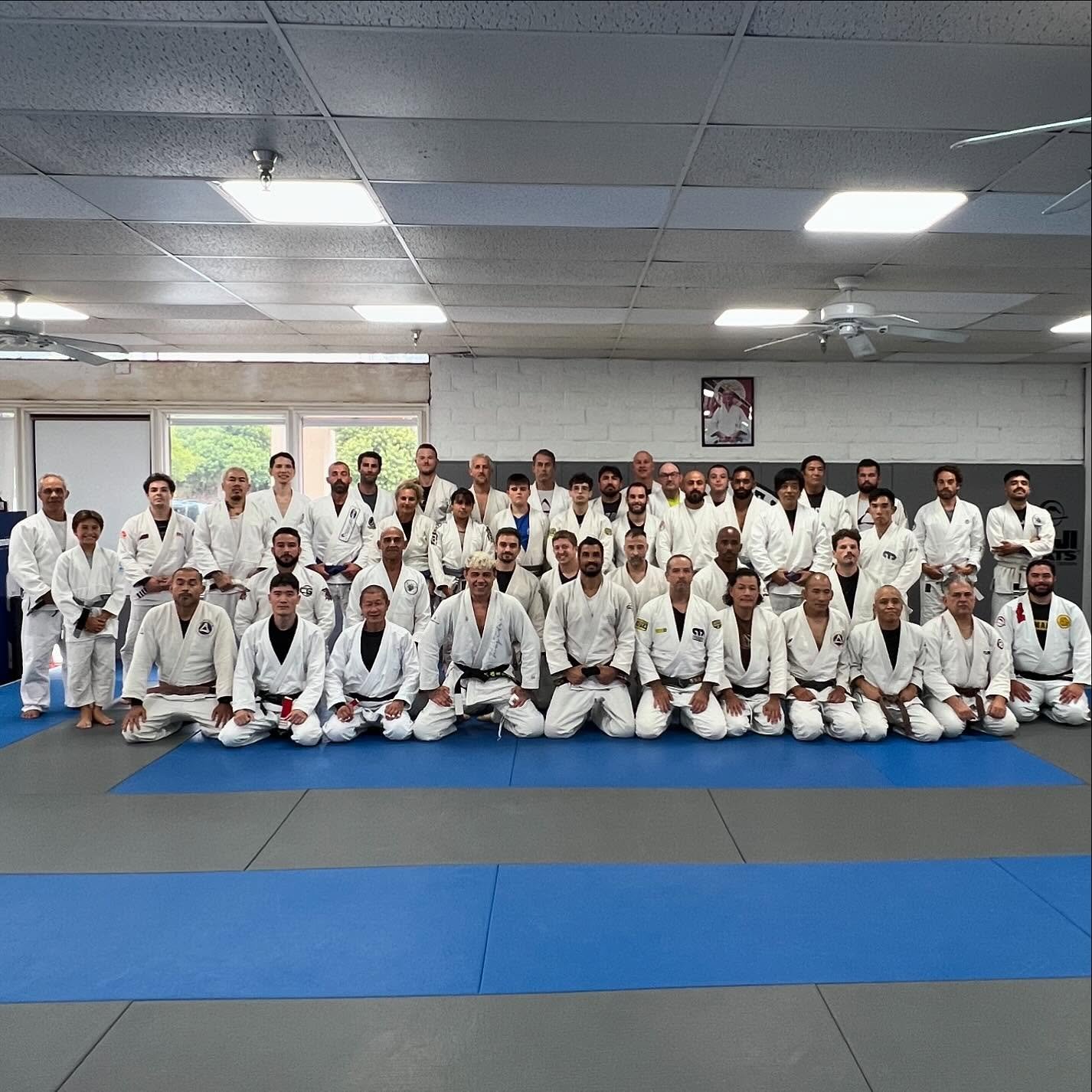 Thank you Sensei @riokid for the great seminar! We thank everyone that came by, it was great seeing old friends and great training partners. #krongraciejiujitsu