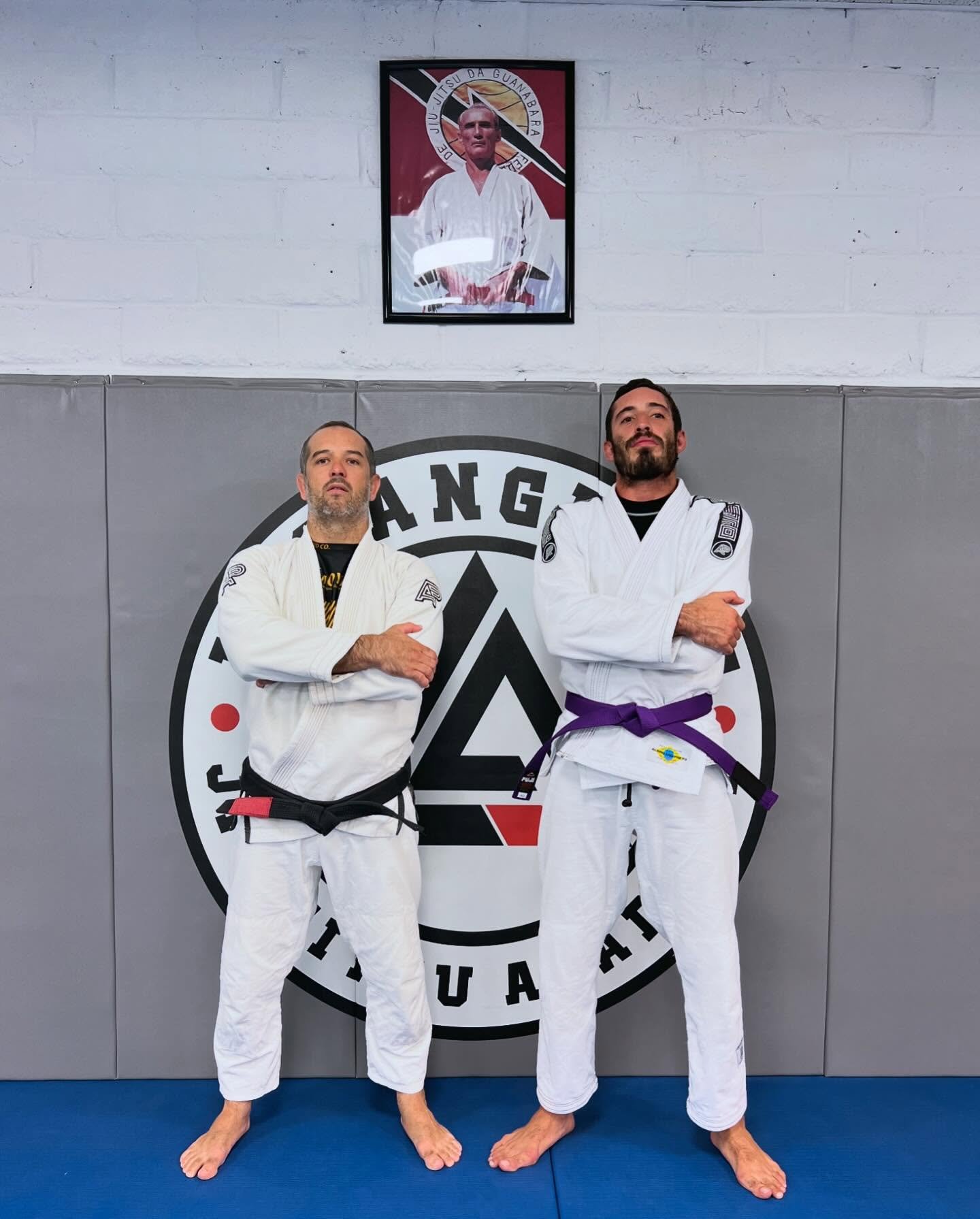 Congrats to our new Purple Belt Bryan&hellip; it has been a long time coming. Thank you Bryan for all your hard training, friendship and support. 💯🤙🏾
