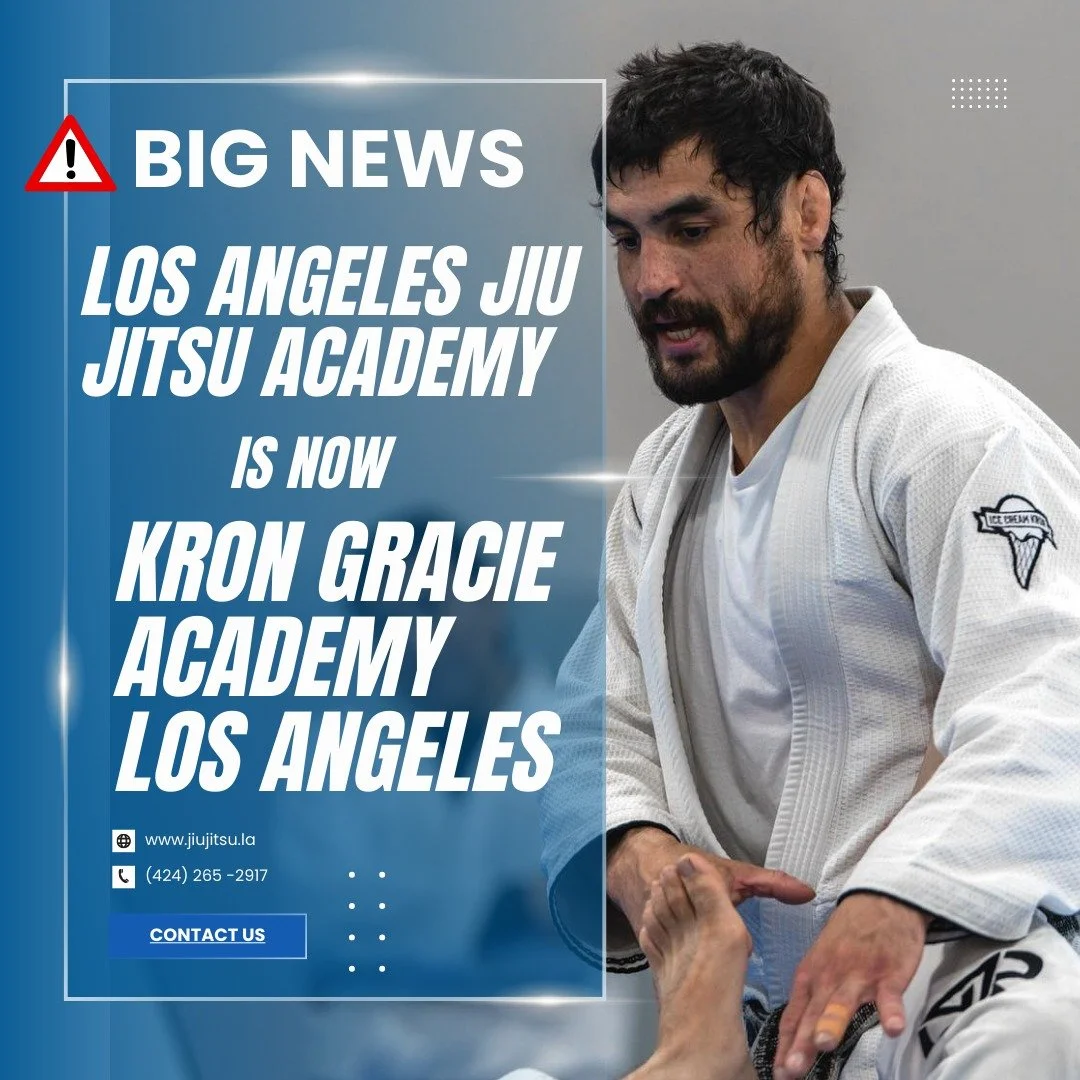 🚨 Big News 🚨

Los Angeles Jiu-Jitsu Academy is now Kron Gracie Academy Los Angeles!

This isn&rsquo;t just a name change. It&rsquo;s a celebration of our roots, our lineage, and our commitment to teaching authentic Gracie Jiu-Jitsu.

The same trust