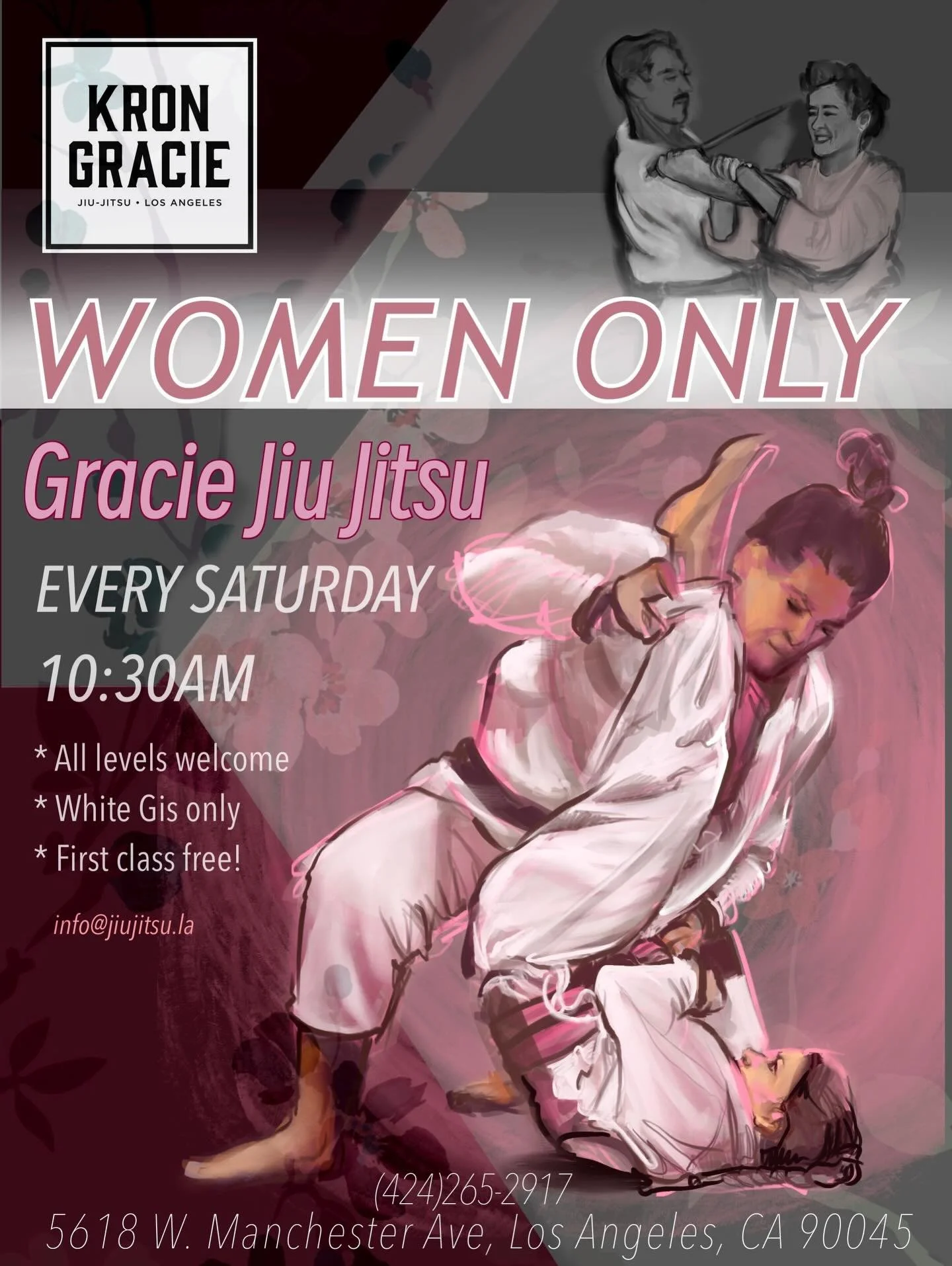 ✨ STRONG. CONFIDENT. UNSTOPPABLE. ✨
This is more than a workout &mdash; it&rsquo;s a space just for YOU.

Our Women-Only Gracie Jiu-Jitsu class is designed to help you:
🤍 Learn real self-defense
🤍 Build confidence &amp; strength
🤍 Train in a suppo