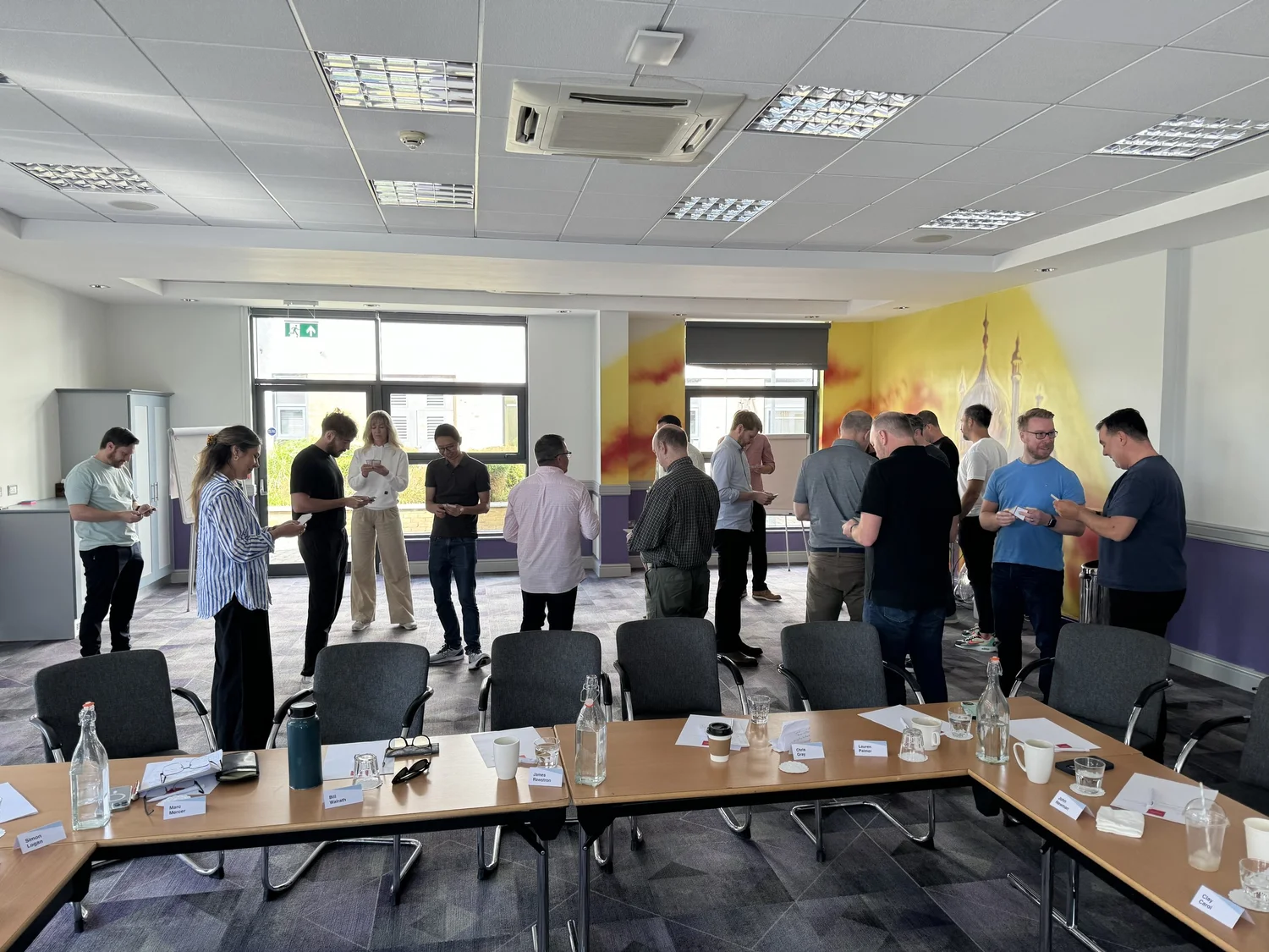 Leadership workshop in progress