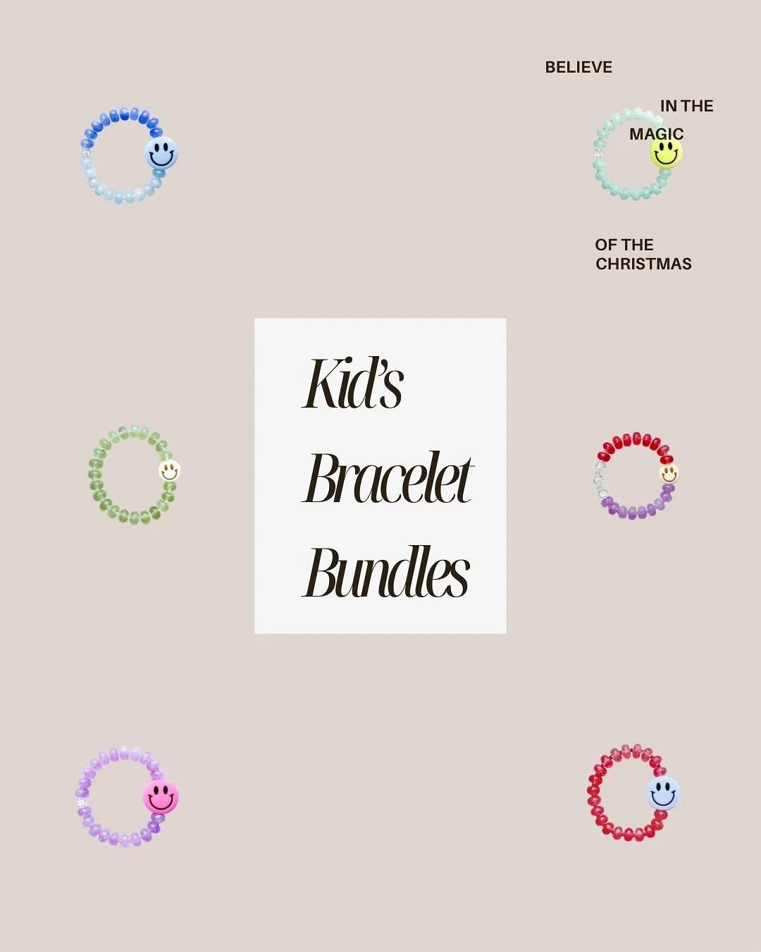 The Kids&rsquo; Jade Bracelet Bundles ✨
A perfect keepsake for the little ones in your life this Christmas. Personalise each bracelet with an initial or short name for a truly meaningful touch.

*Crafted to fit WRISTS up to 14.25cm in circumference. 