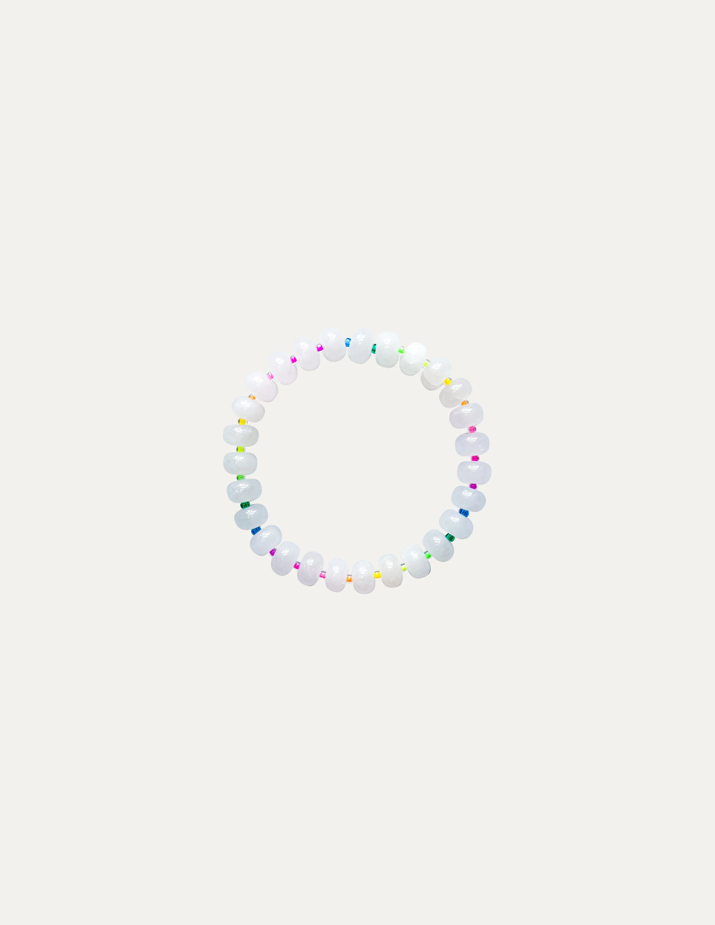 Rainbow and White Jade