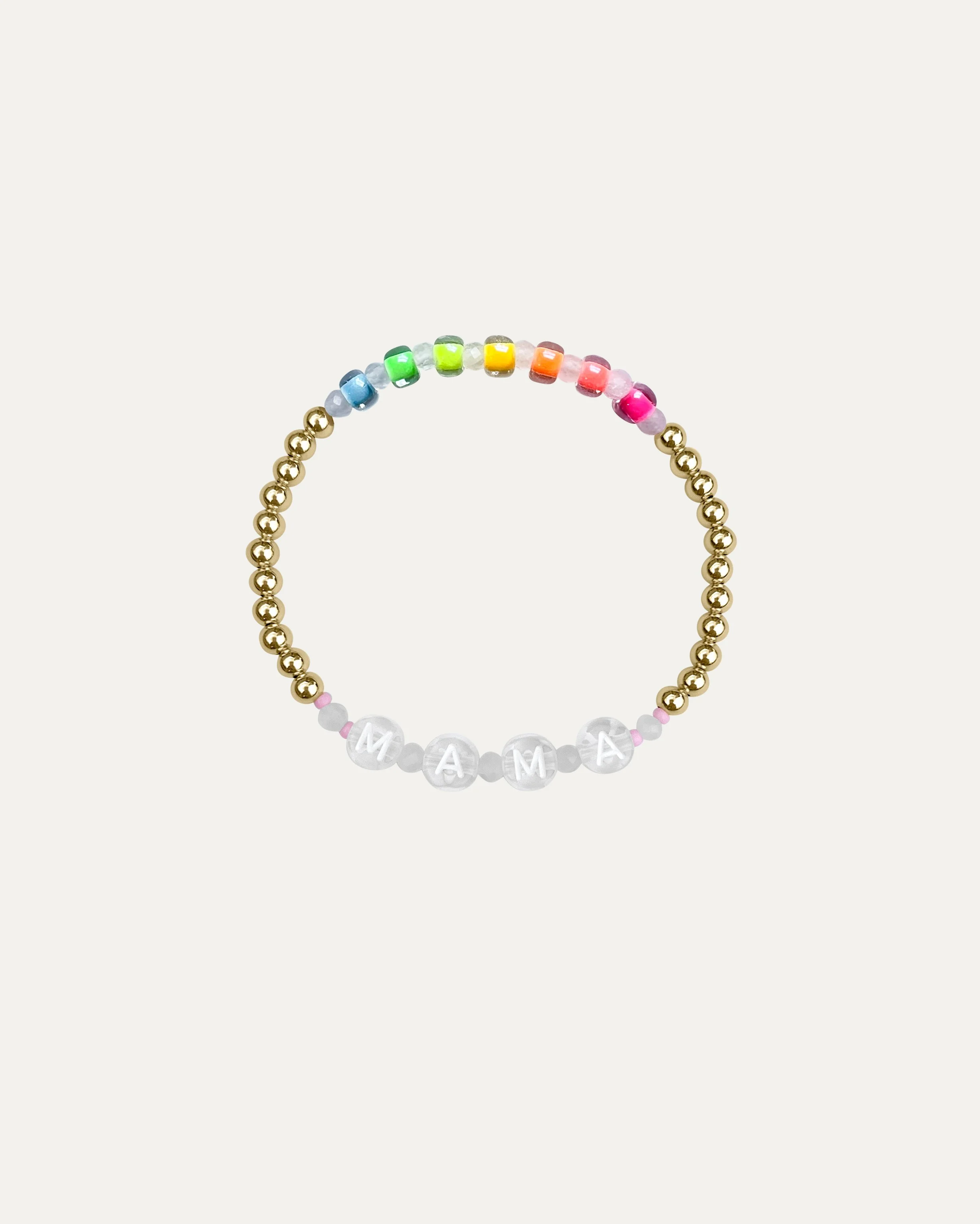 Sugar Quartz- Personalised 14K Gold Filled Bead Bracelet