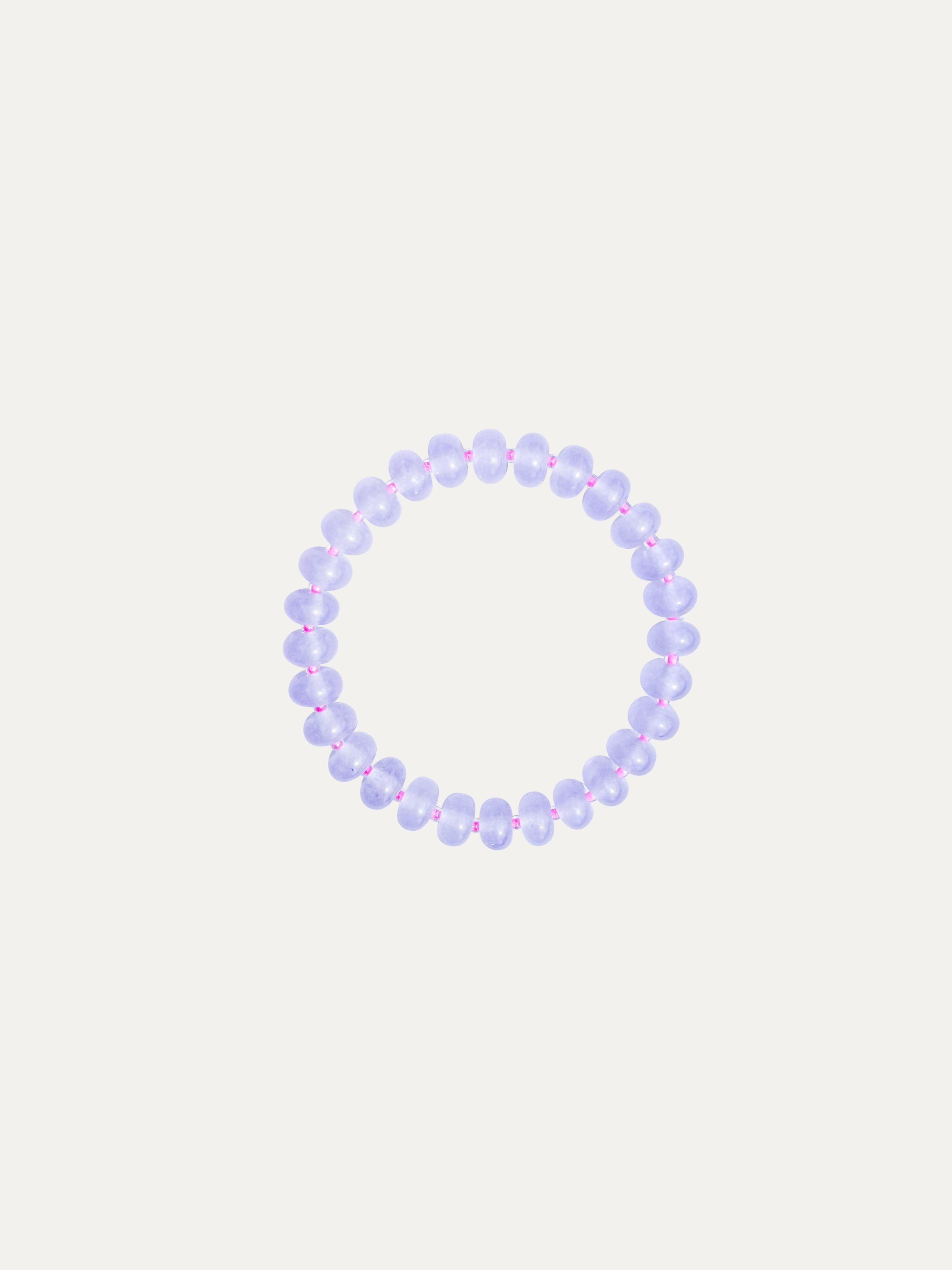 Parma Violet - Personalised Jade Bracelet