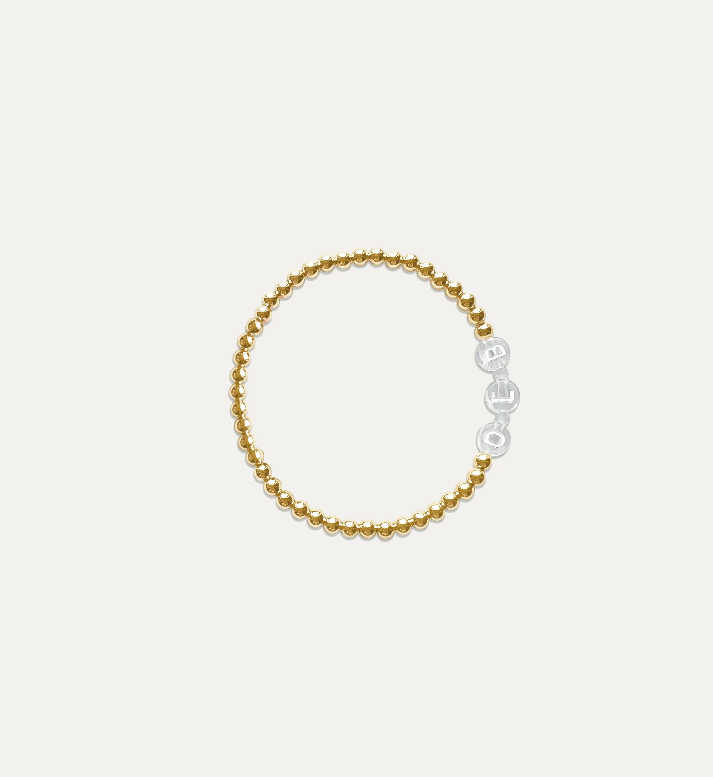 Glow - Personalised 14K Gold Filled Bead Bracelet