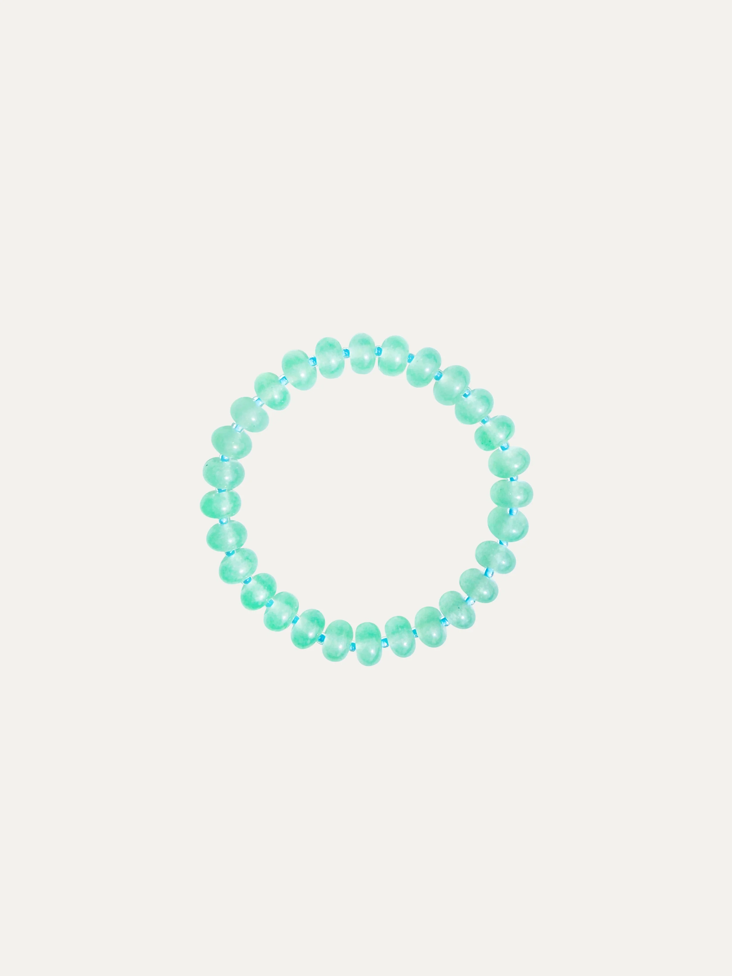 Fizzy Apple- Personalised Jade Bracelet