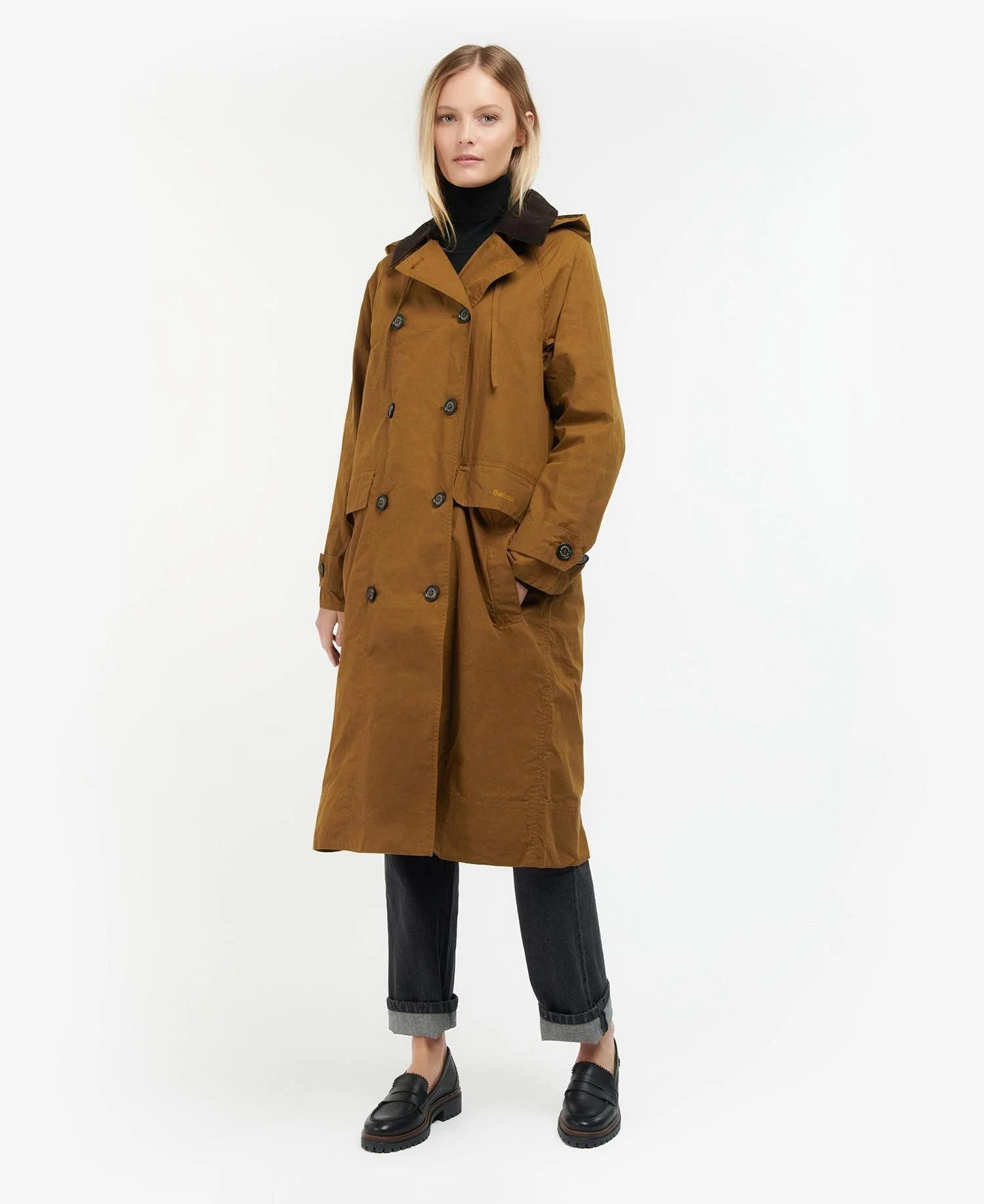 Barbour full length womens coat Clearance