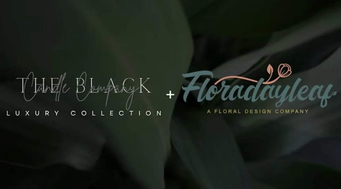 Floradayleaf × The Black Candle Company present: Luxury Candle, Plant, and Sip