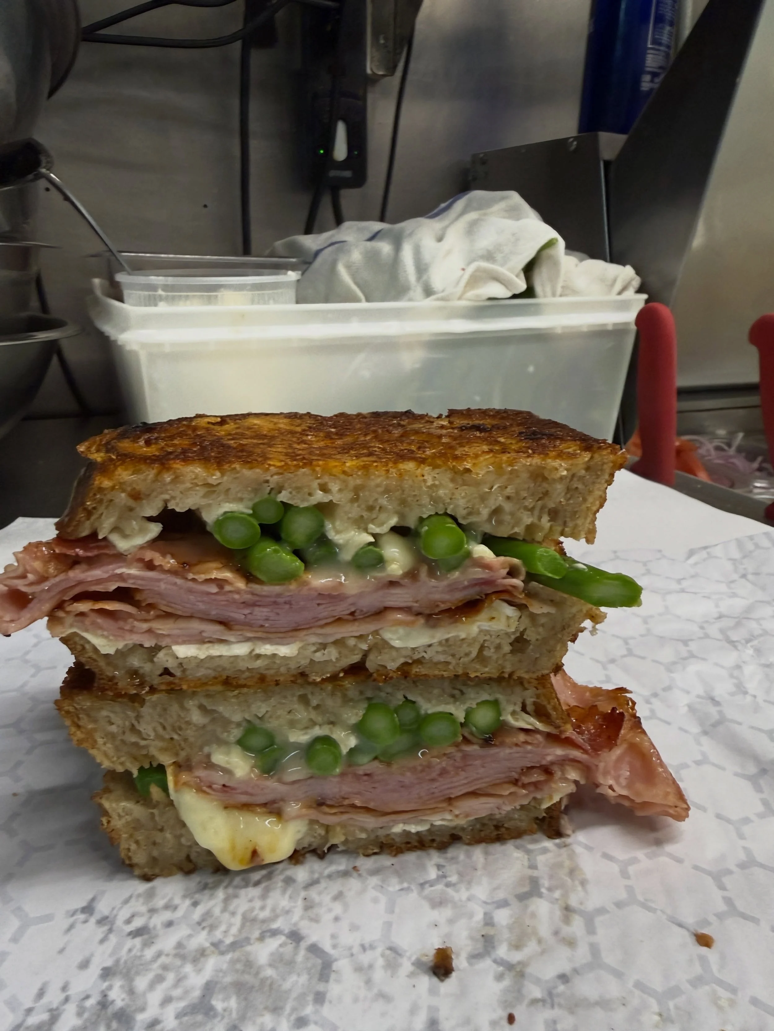 some of April + May at the sandwich shoppe!