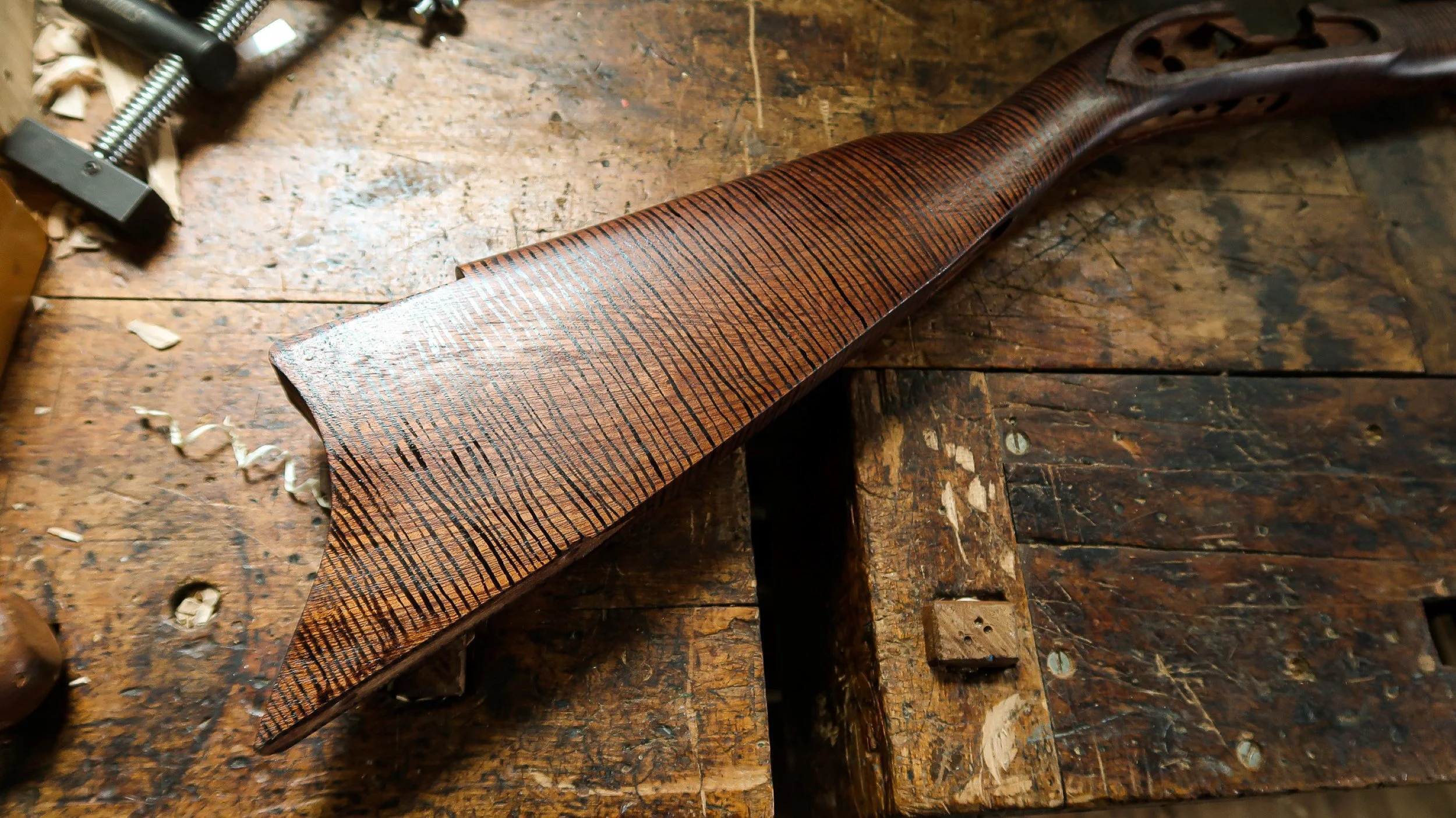 How to make Faux/fake "tiger stripe" Wood Grain Investarms Gemmer