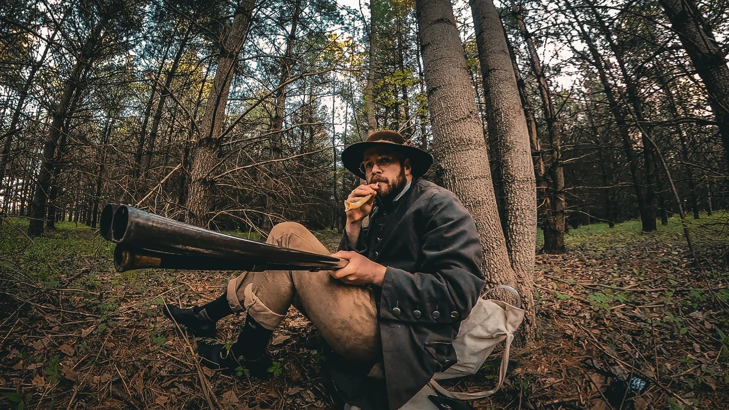 Historical Turkey Hunt with gear from the 1800s Muzzleloader Turkey