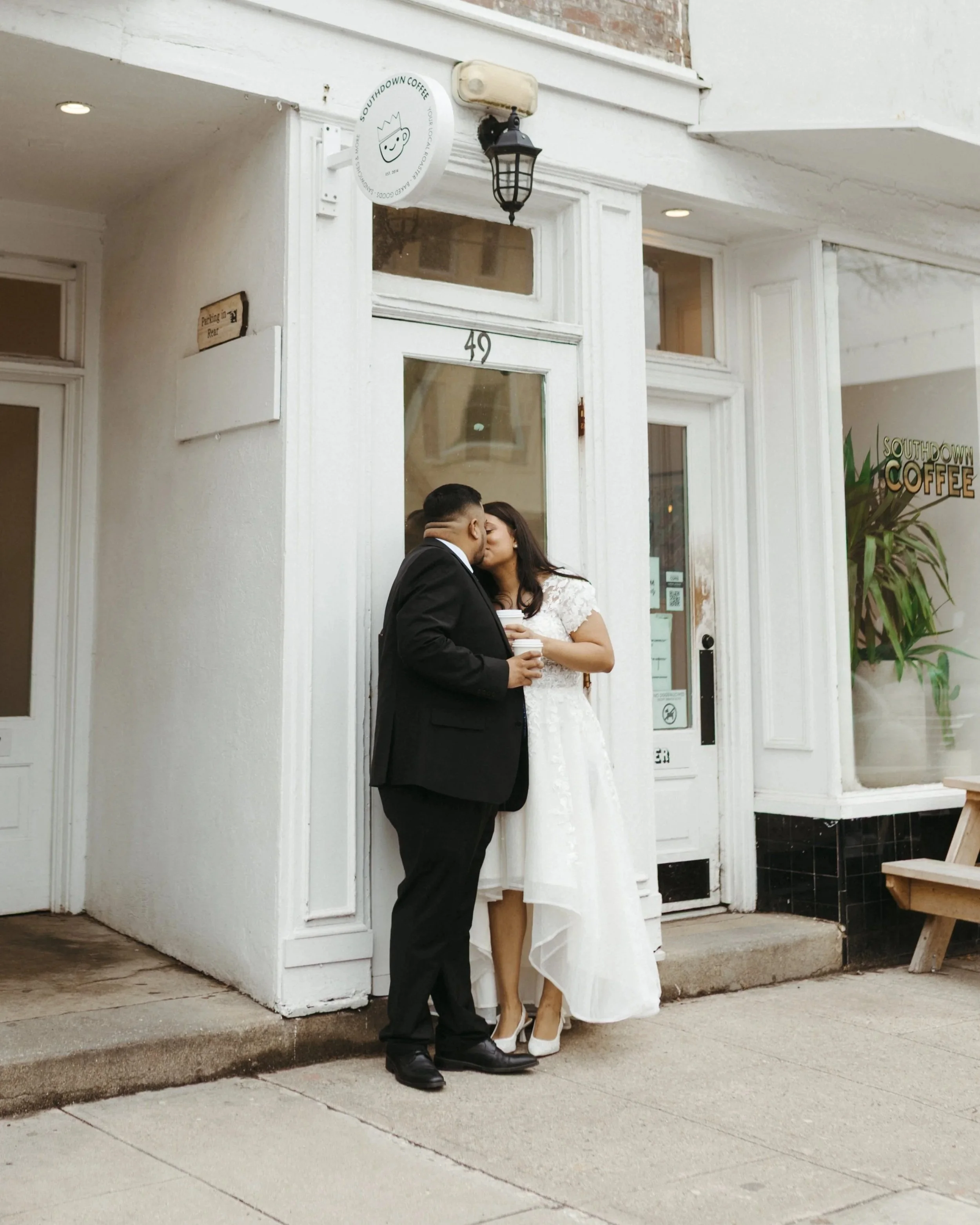 Elopement at Oyster Bar Town Hall Clerk’s Office + Southdown Coffee