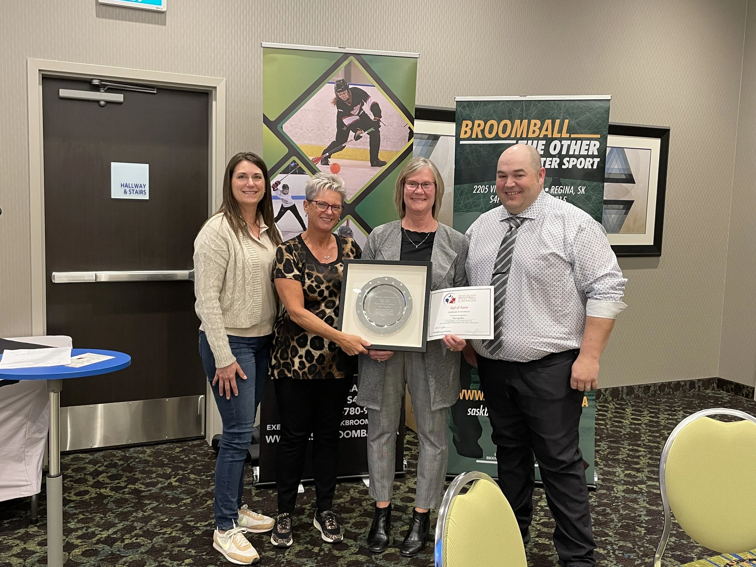 CBF Hall of Fame Awards 2022 — Saskatchewan Broomball Association