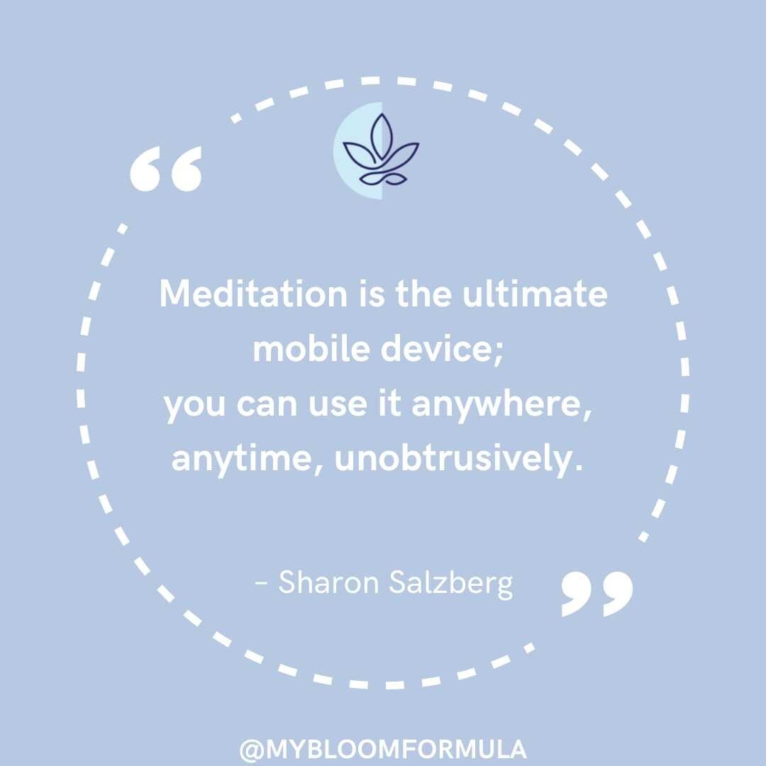 Anywhere, anytime. @mybloomformula
.
.
.
.
.
.
.
.
#IG #mindfulness #meditation #wellness #meditate #growth #glowup #mentalhealth #happiness #stressrelief #consciousness #BestMindfulness #explore #mentality #worklifebalance #balance #self #selfcare #