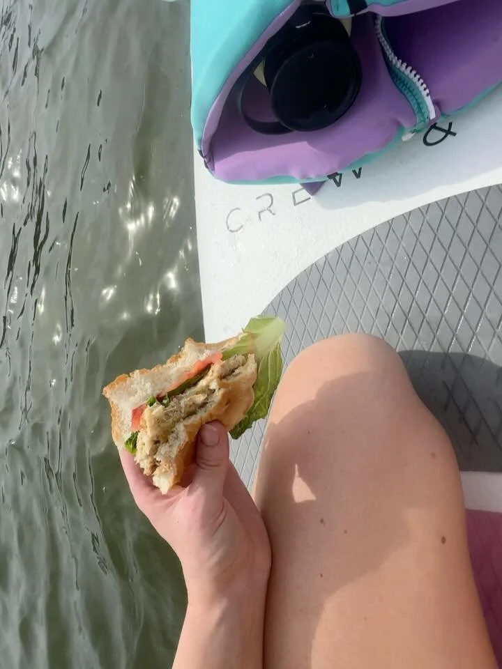 Moments from May ☁️🦋🌼

1. I grabbed a crabcake sandwich and my paddle board and went out to the Chesapeake Bay for Mother&rsquo;s Day. Highly recommend
2. Water sparkles in Annapolis
3. My sister came to town and we went to Harper&rsquo;s Ferry
4. 