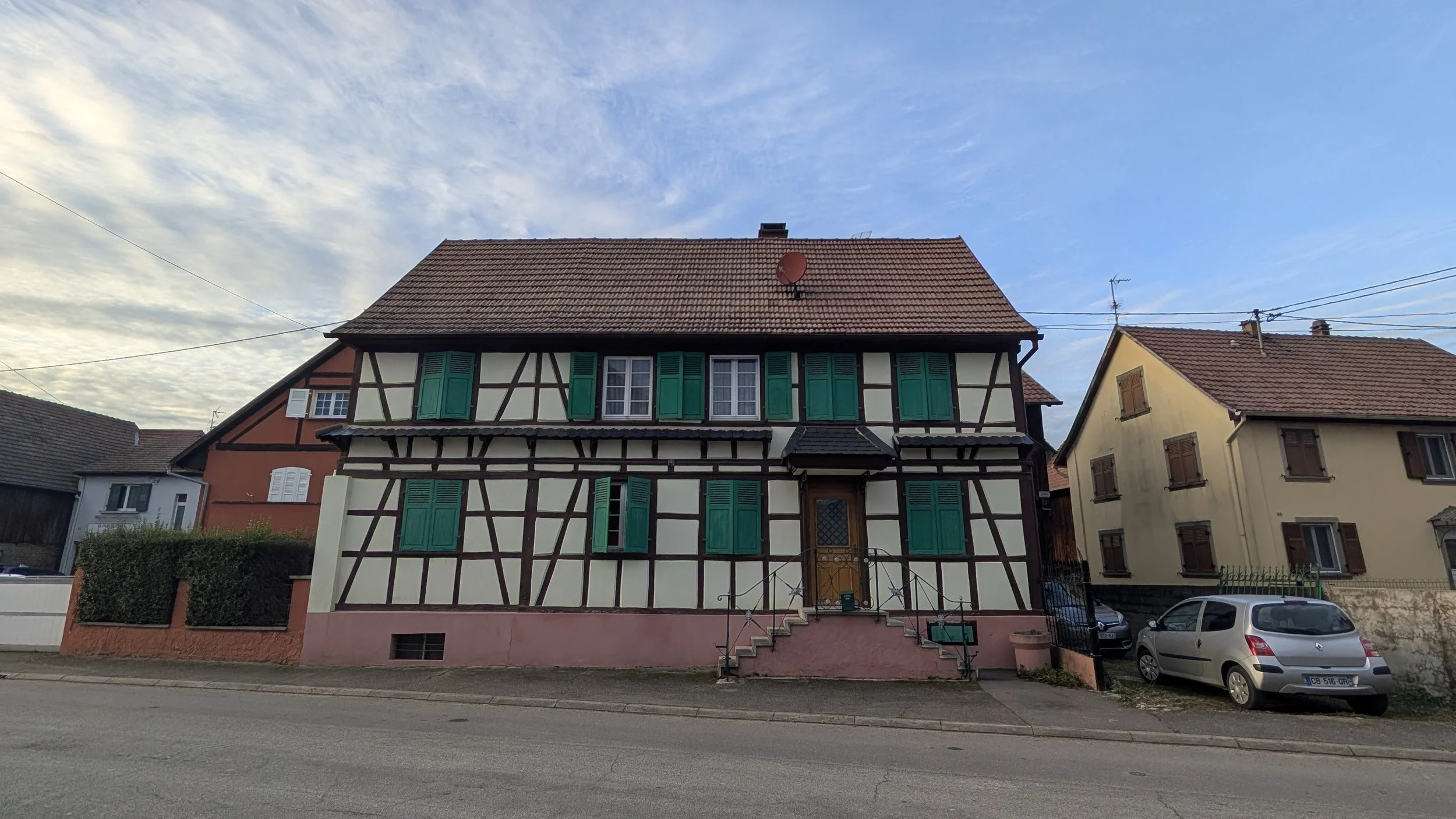 Maison alsacienne de 1700 à Uttenheim.