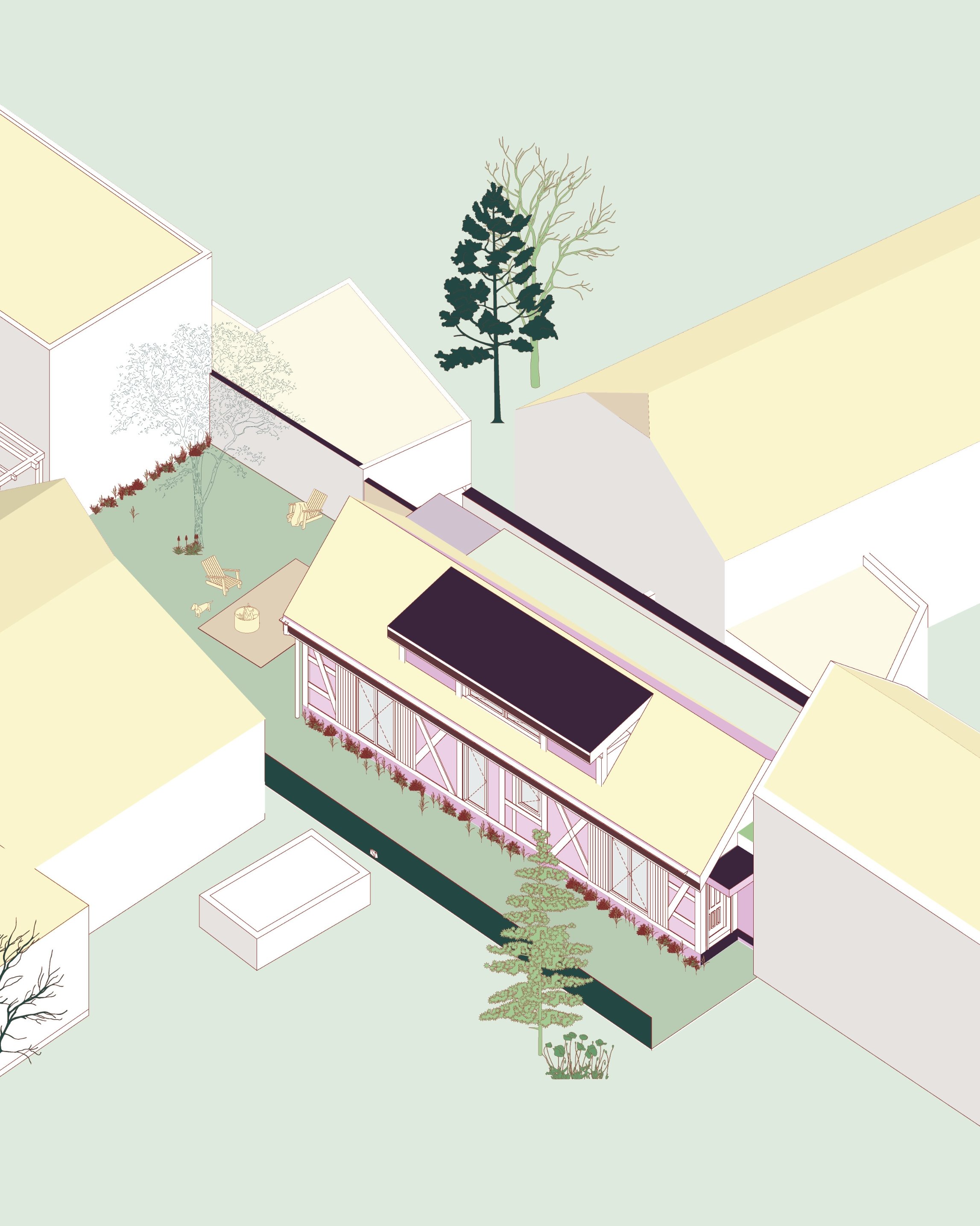 Démolition - Reconstruction d'une maison à colombages à la Robertsau