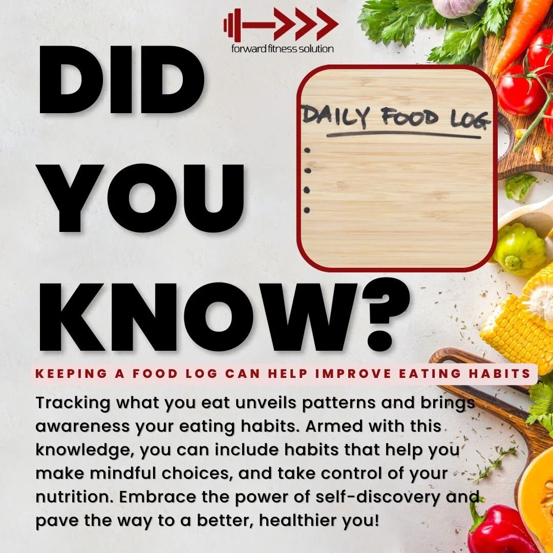Unlocking healthier choices through a food log! 📝✨

Adjusting your nutrition starts with discovery. Take a log of all the foods that you eat and create a consistent routine of the nutrient dense foods in your diet. 

Remember, what you routinely pu