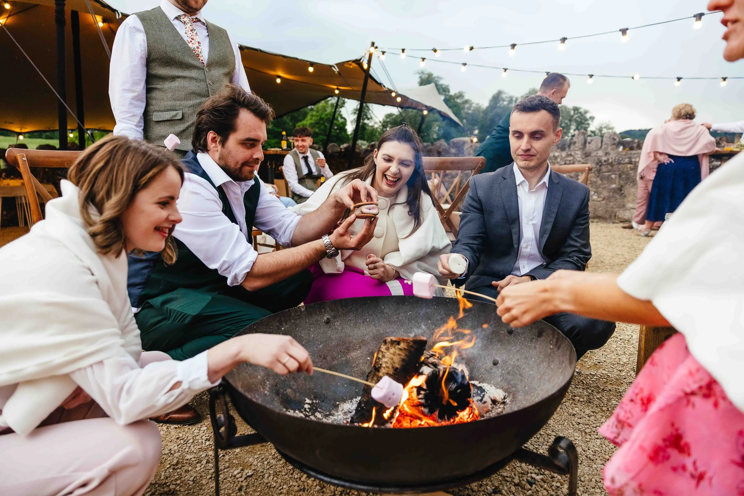 Smores by fire