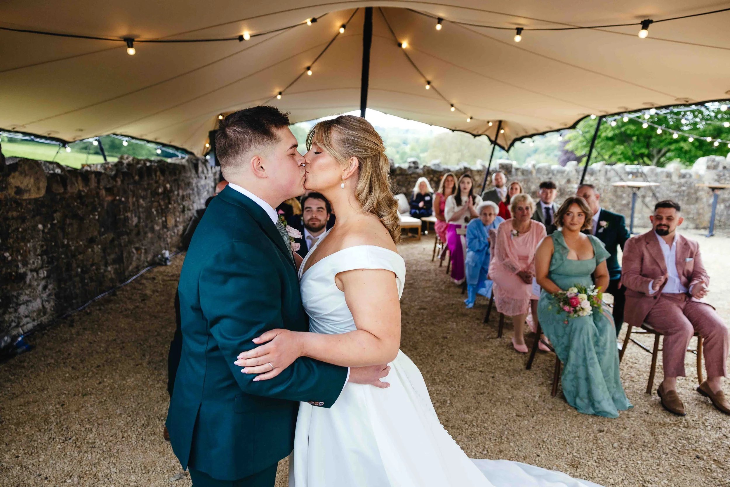Ceremony at Deer Park Barn, Fonthill Estate