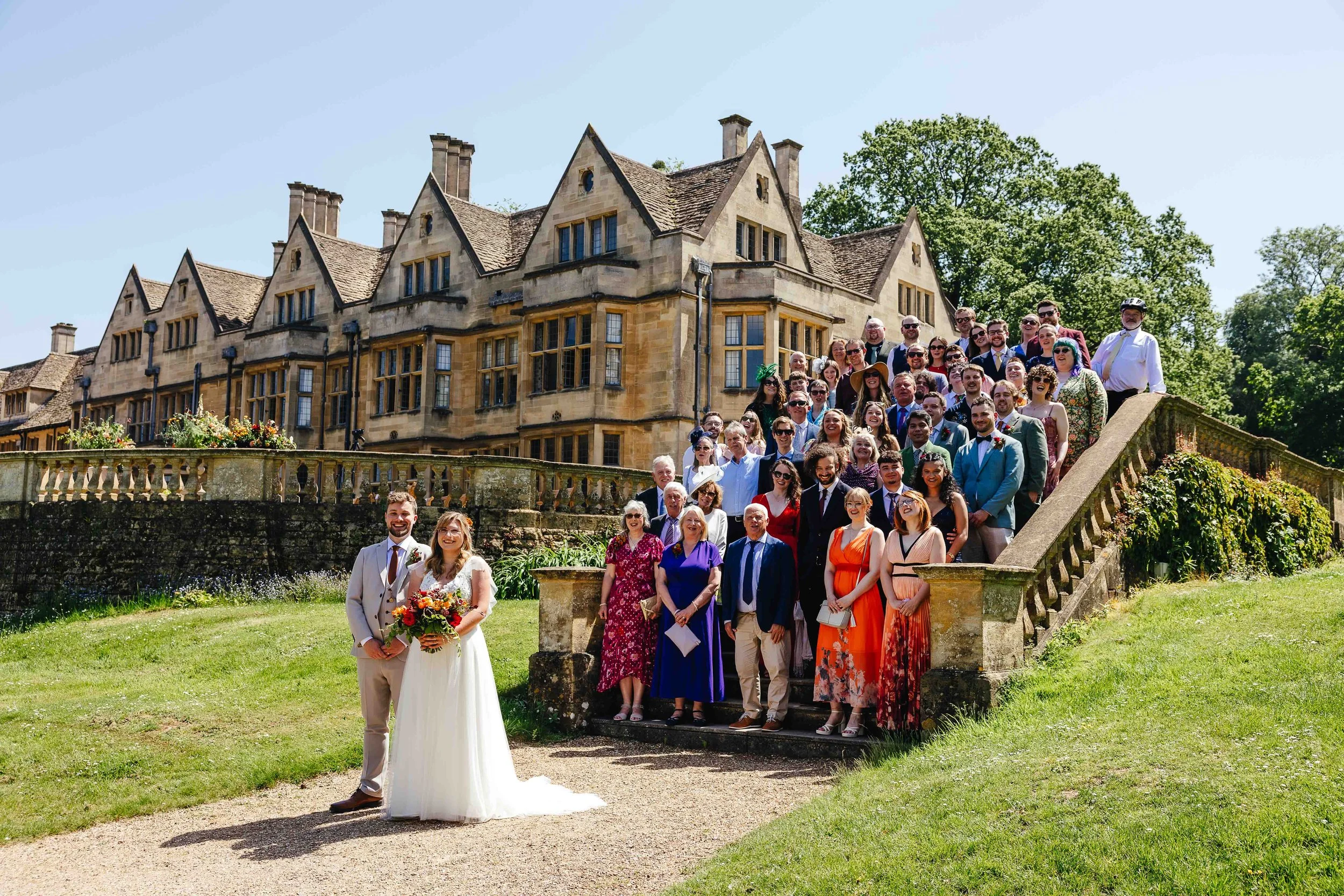 Group photo at Coombe Lodge