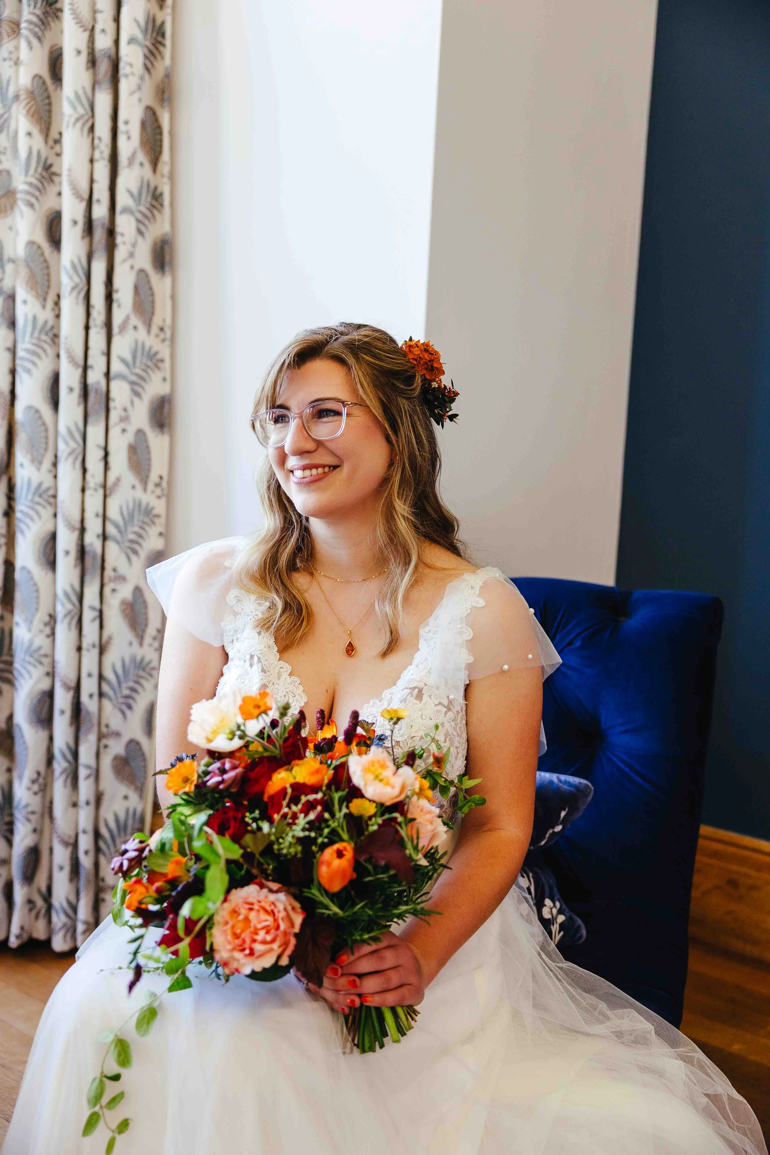 Bridal prep at Coombe Lodge