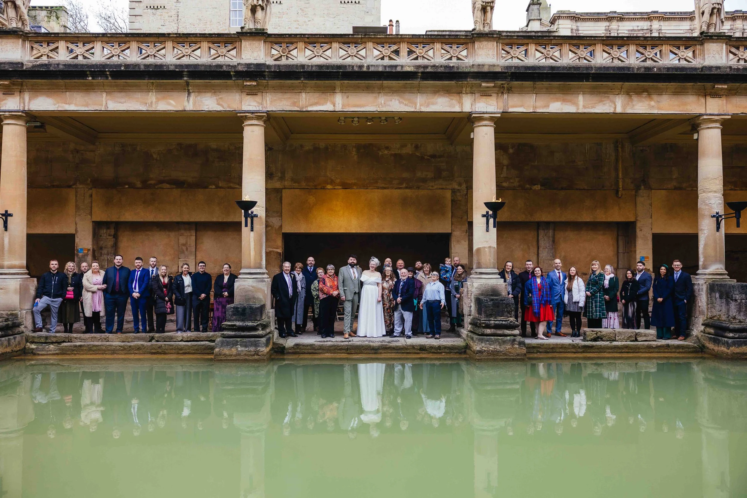 Group photo roman baths