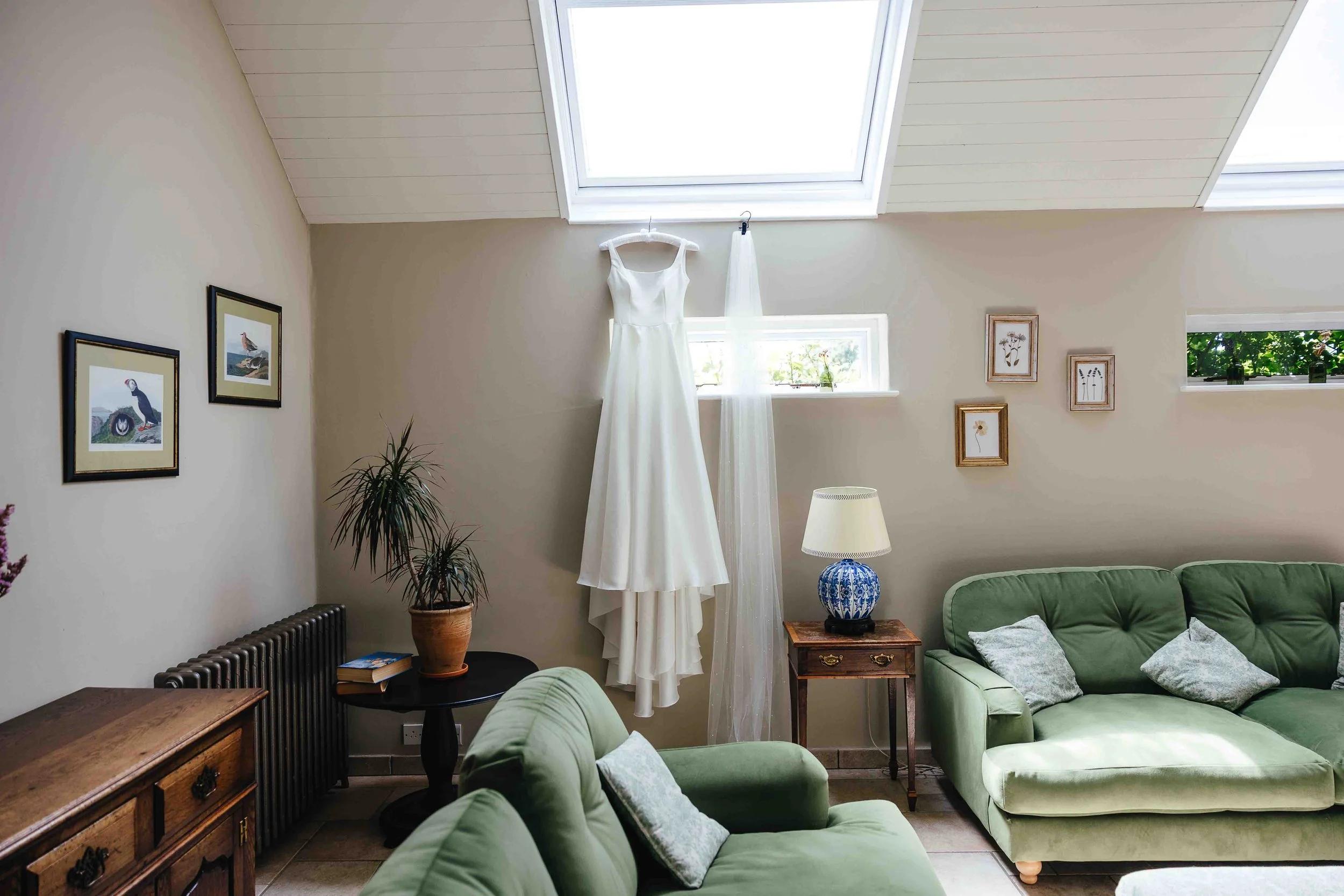 Bridal preparation at Pennard Hill Farm