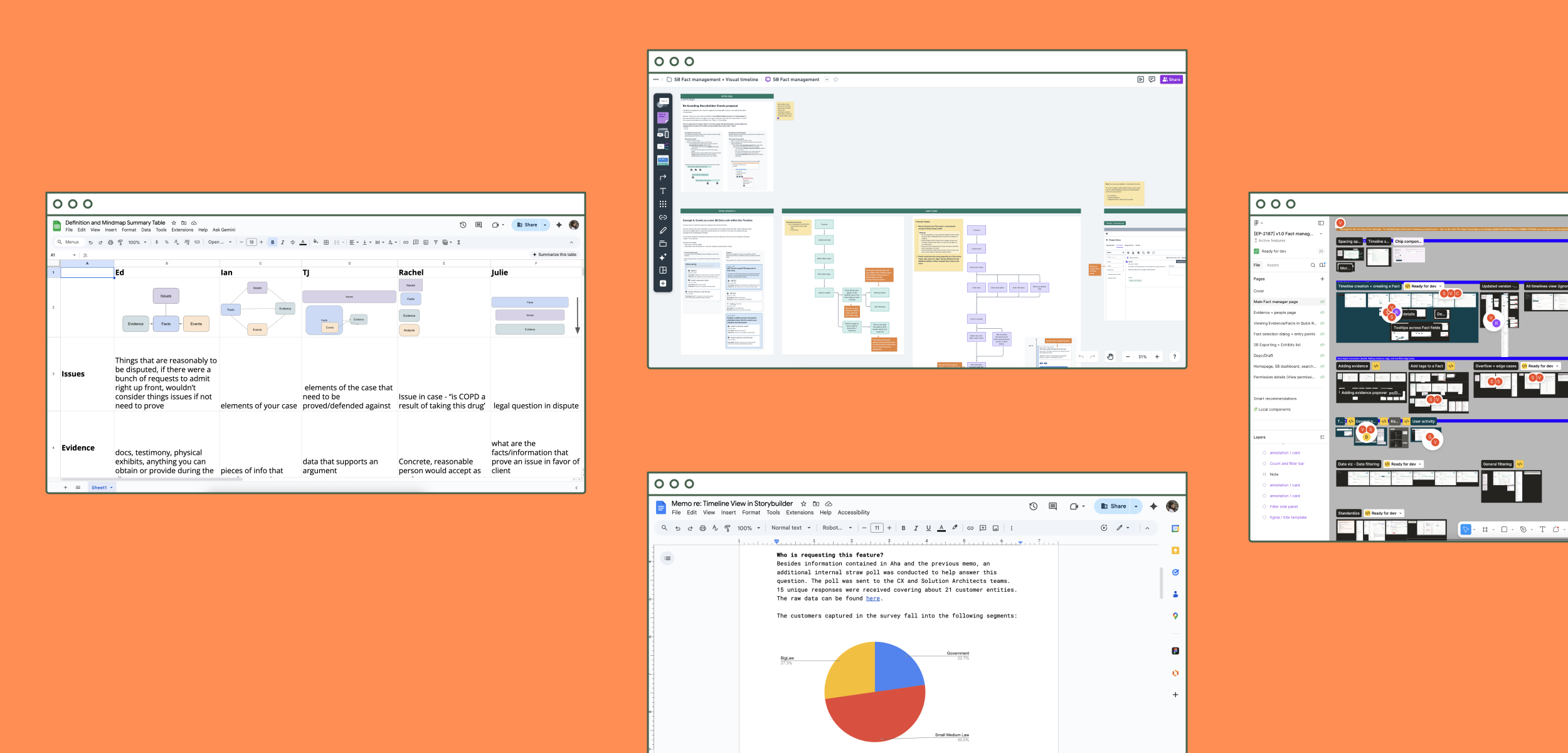 collage of various screens