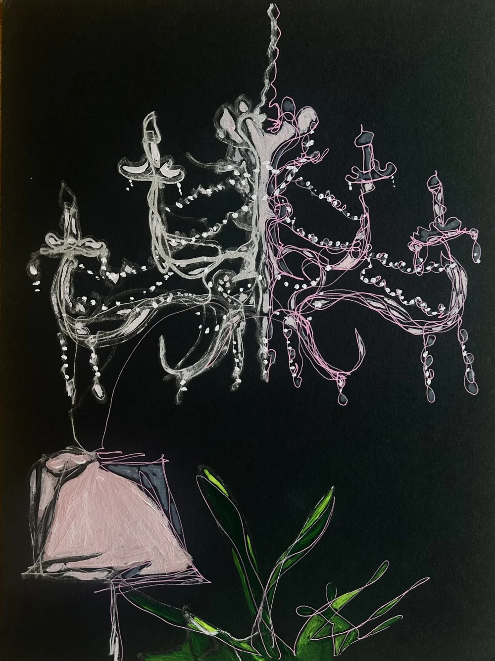 CHANDELIER ll — Temporarily Not Famous by Brittany Praver
