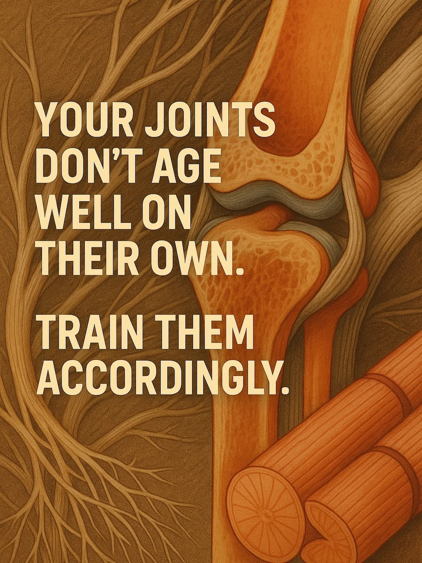 There&rsquo;s a lot more you can do about aging joints from a tissue specific training perspective. 

Specific inputs to tendons, ligaments, and joint capsules matter &mdash; especially in areas that have become problematic.

Stop guessing and be mor