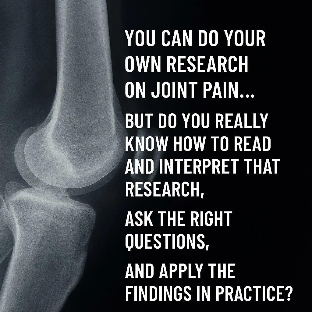 You wouldn’t YouTube your way through a root canal — so why are you trying to self-diagnose your hip pain?
Information is not inherently good — much of it can be noise.
Expertise matters, save yourself the detour.
⛓️‍💥 Link i