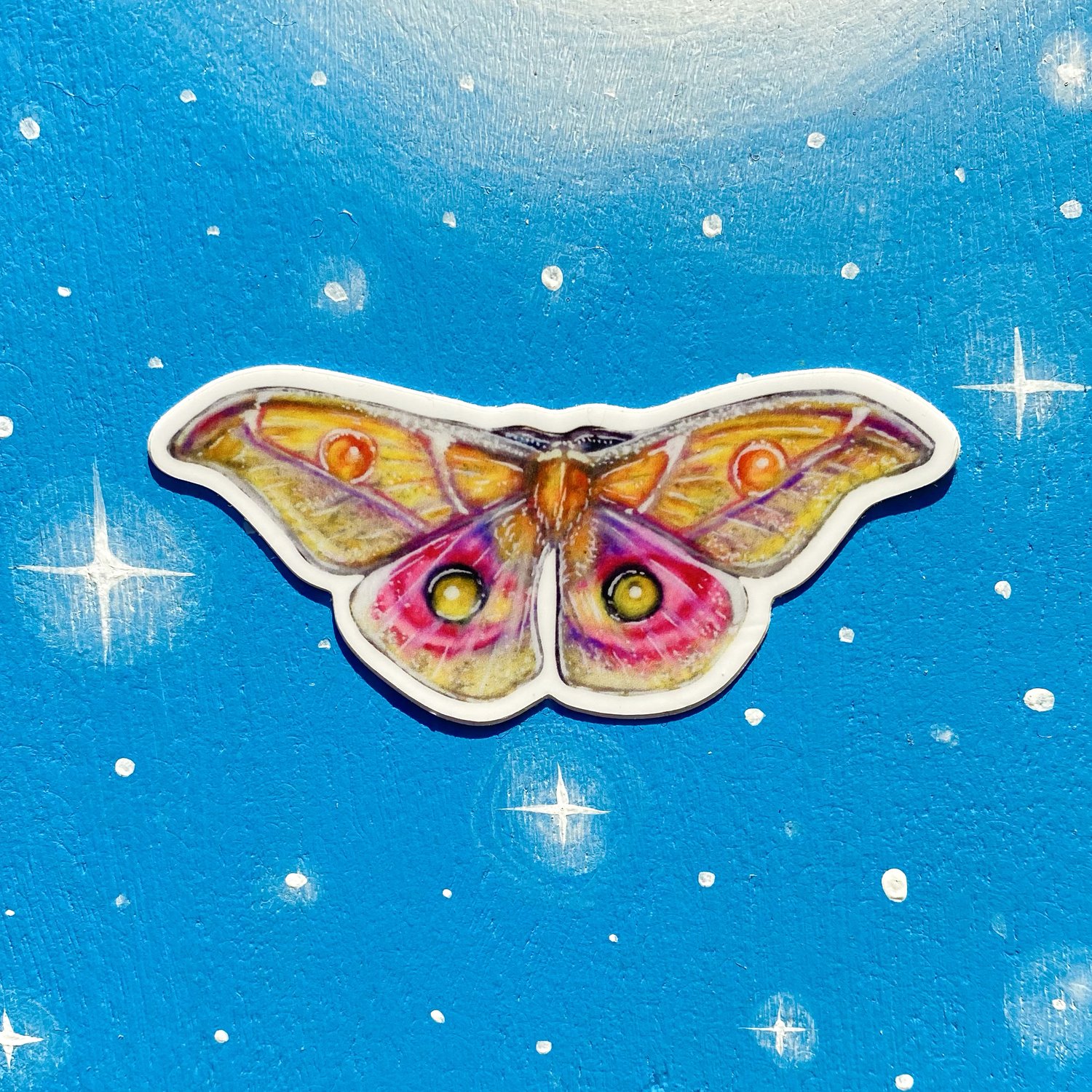 Moth Vinyl Sticker