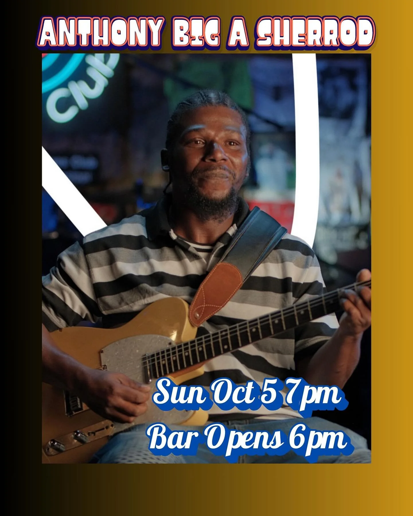 Back from non stop touring we&rsquo;ve got Big A live at the Hostel tonight.  Come see him at 7pm.  #visitms #visitclarksdale #music #bar #hostelsaremorefun #worldpackers #hostelworld