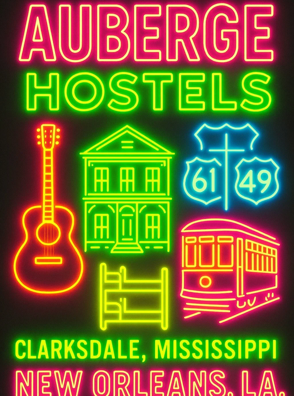 Clarksdale, MS - New Orleans, LA @hosteling.us @hostelworld @hostelz #hostelsaremorefun #worldpackers