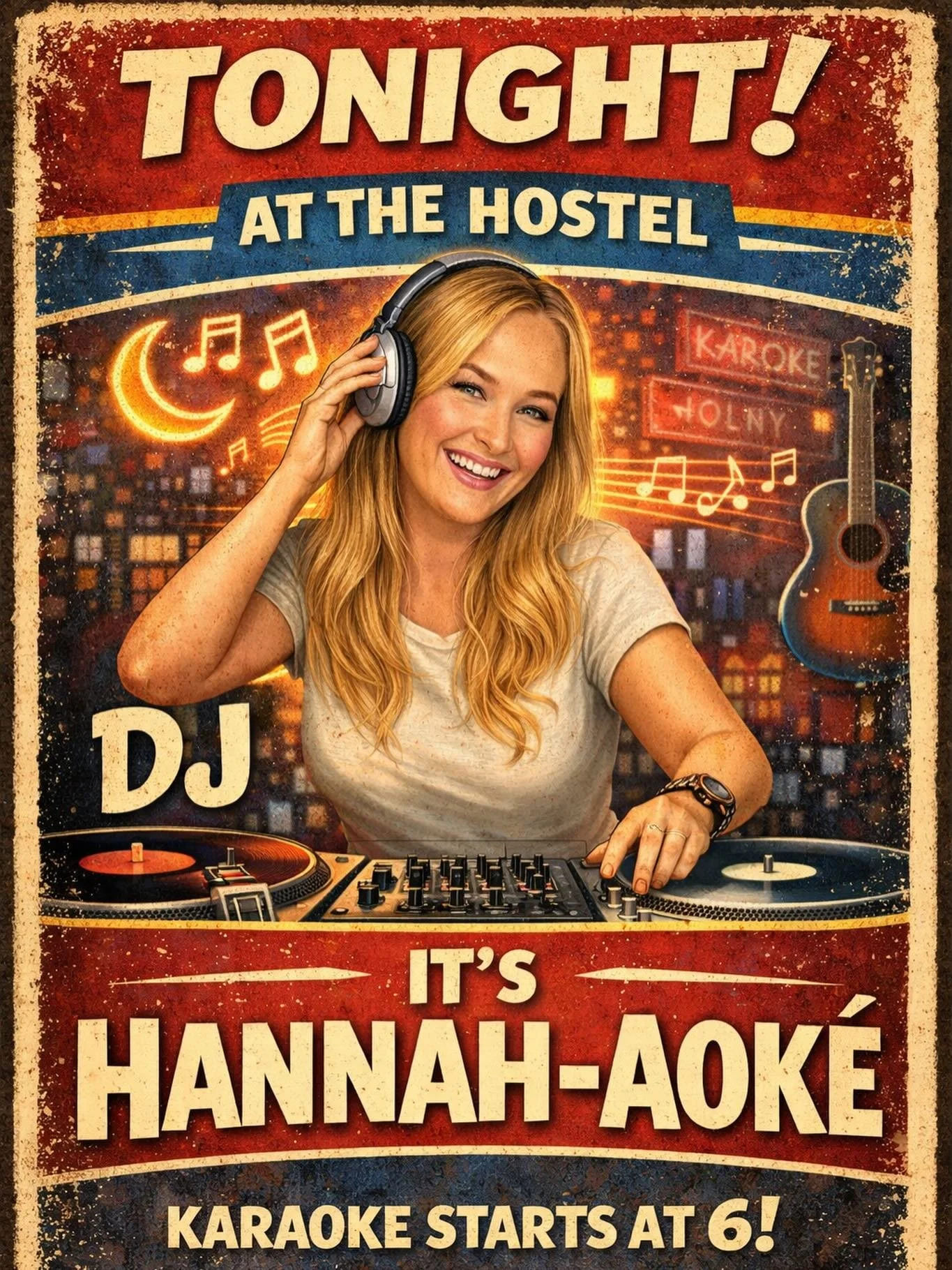 Hannah will have the tunes spinning, drinks pouring, and I&rsquo;m sure she can manage a little Karaoke tonight.  Bar opens at 5. #visitclarksdale @hannahpeay
