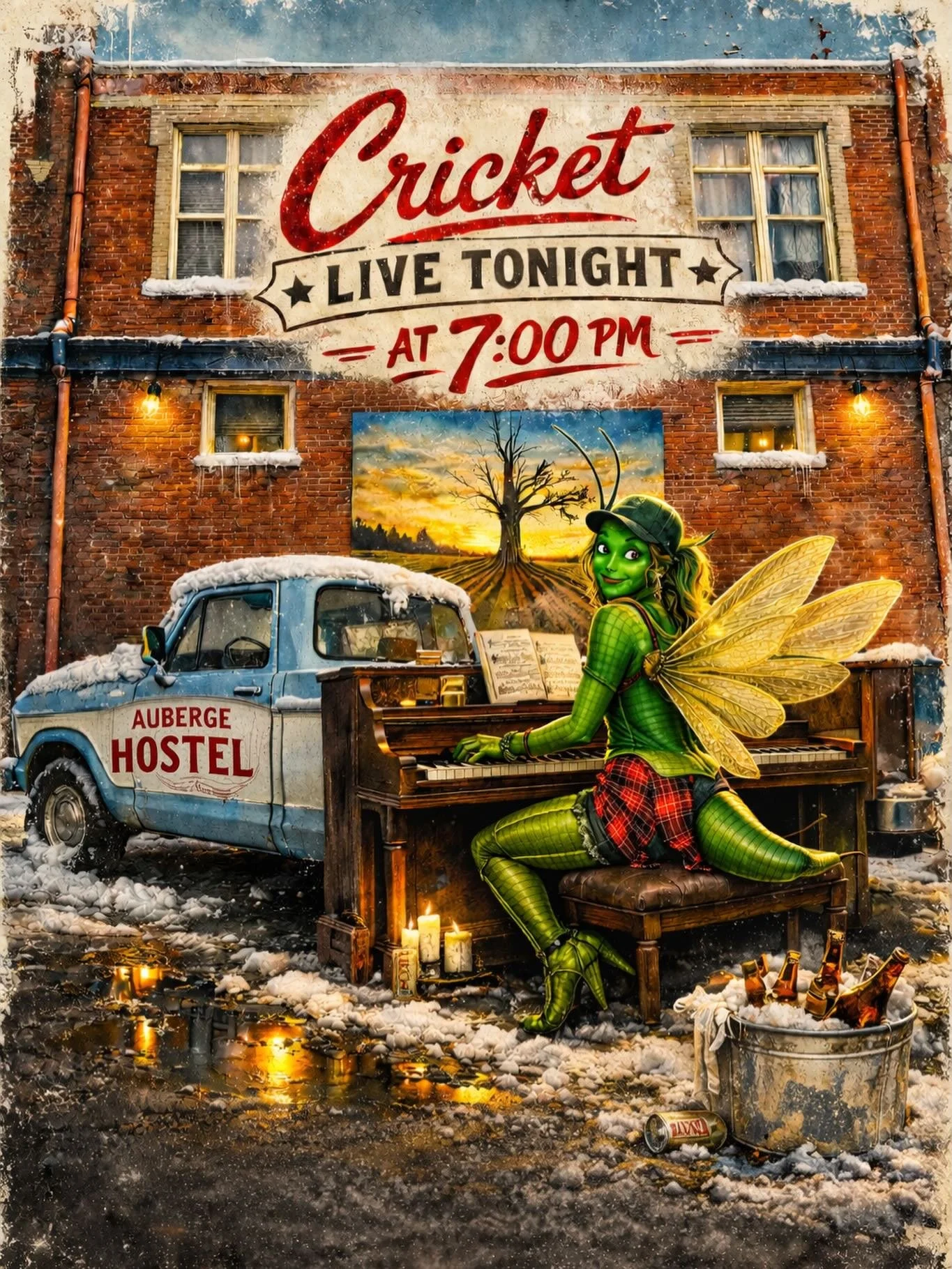 We&rsquo;ve got hometown girl Cricket tonight at the Hostel. Bar opens at 5.  #visitclarksdale #hostelsaremorefun #worldpackers
