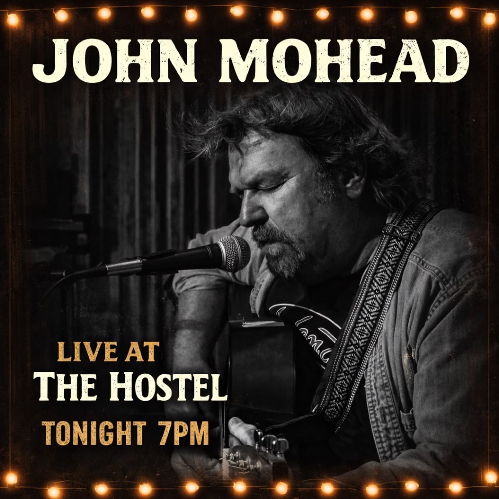 Tonight Saturday 21, we&rsquo;ve got John Mohead, live at the Hostel.  Music starts at 7pm.  #visitclarksdale