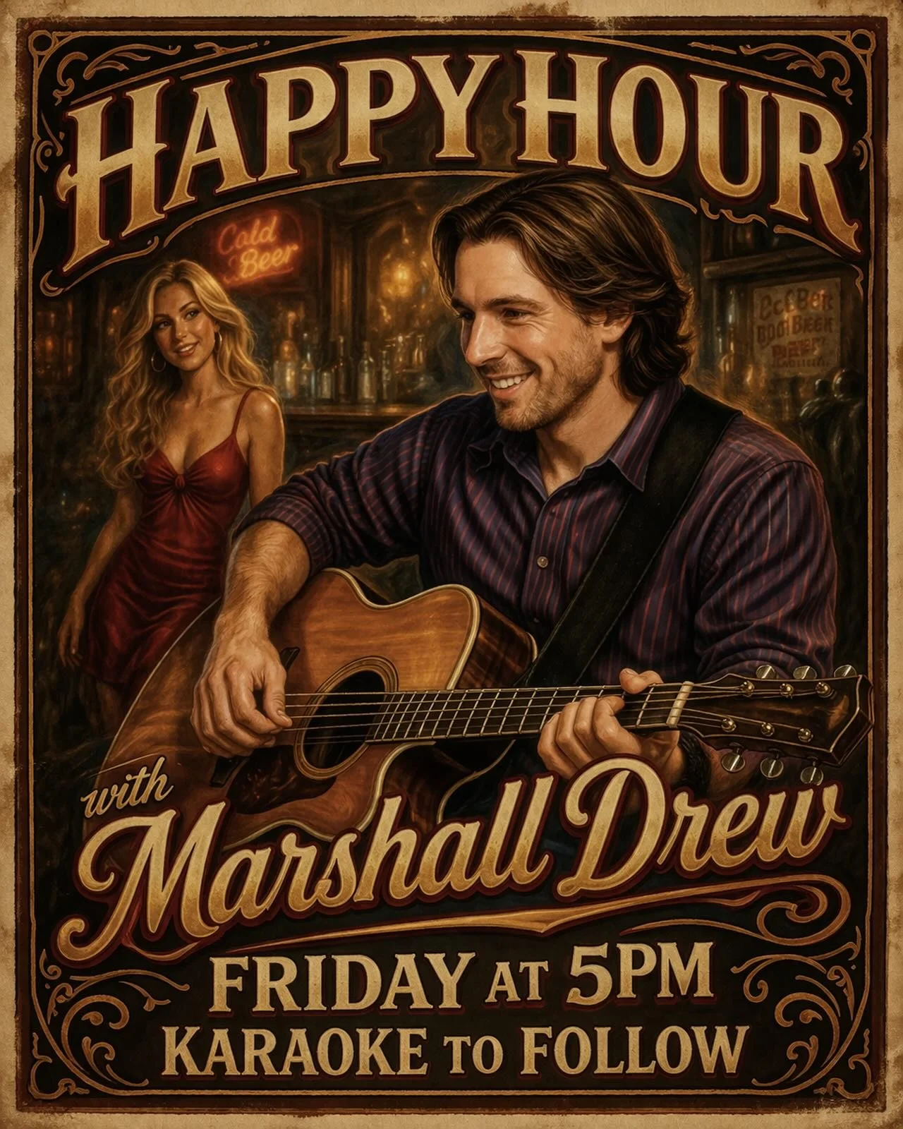 Friday 27th come after work and have a cocktail with us in this beautiful weather. 🍹🥂🍻 5pm Happy Hour drinks and beer specials with local fave Marshall Drew.  Bar will open at 3.  NO COVER.  #visitclarksdale