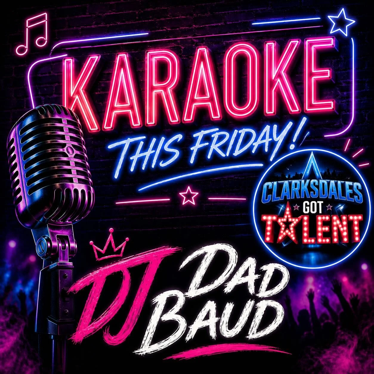 FRIDAY it&rsquo;s your favorite night at The Hostel Bar.  Come down and sign up! 🥂🍹🎉🎙️#visitclarksdale