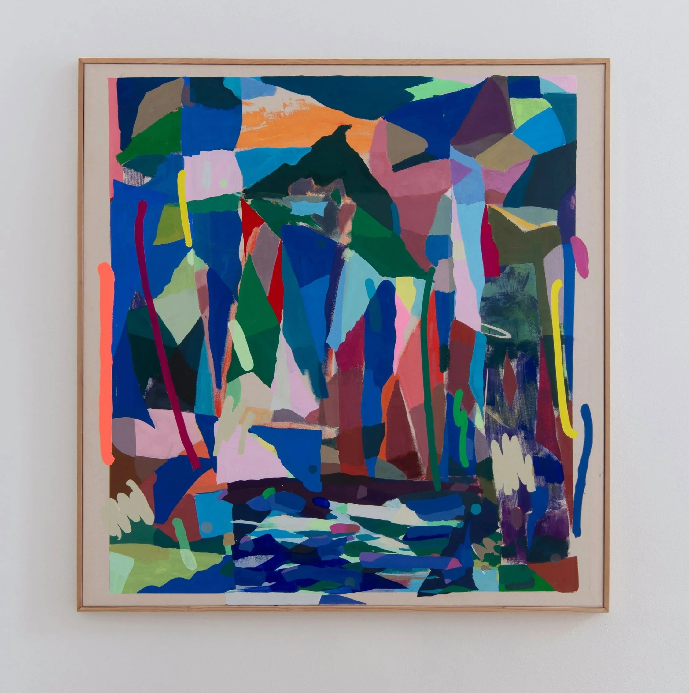 *The Falls - 
54 x 52"