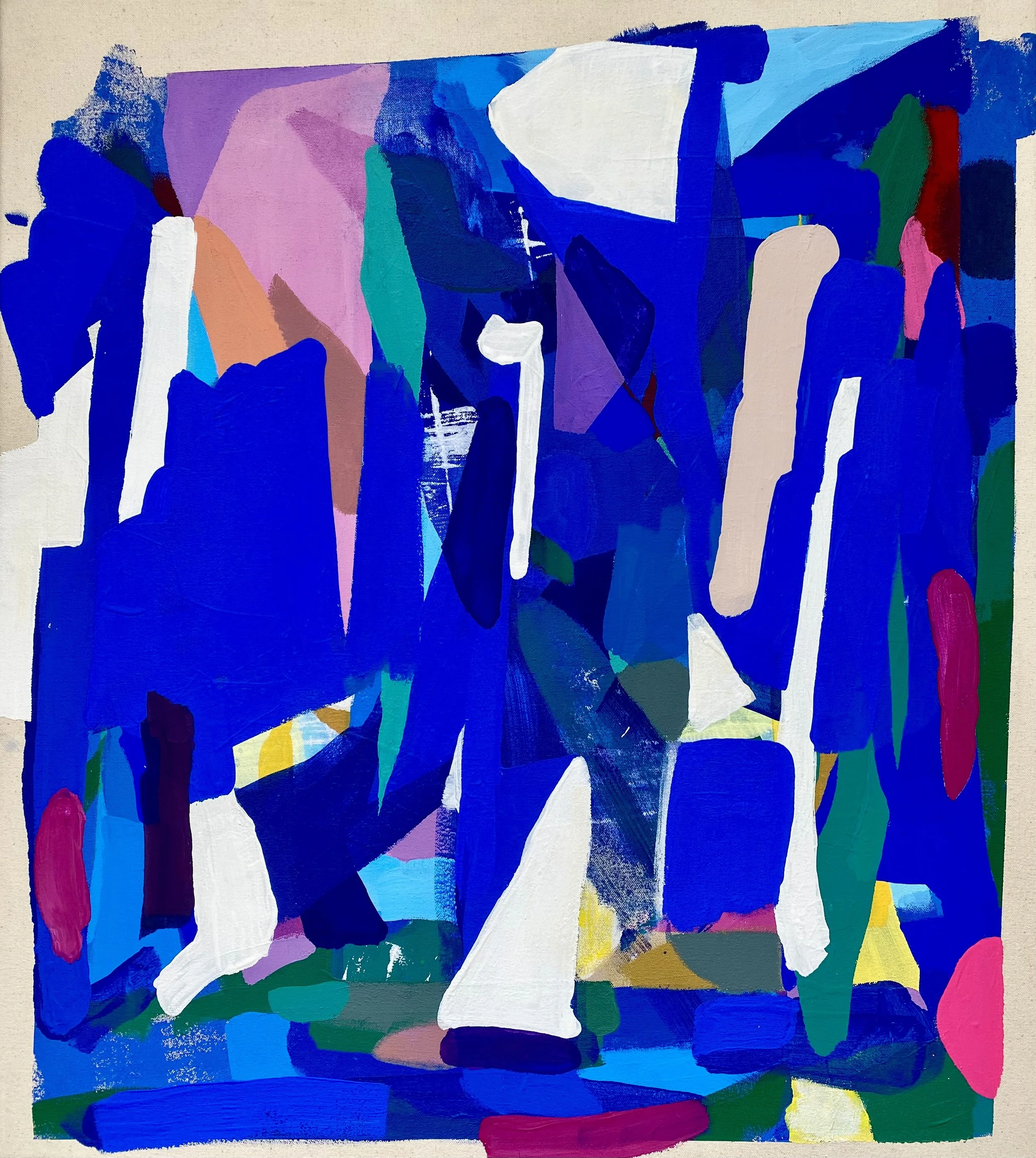 Pond Bath _ 28 x 25”
