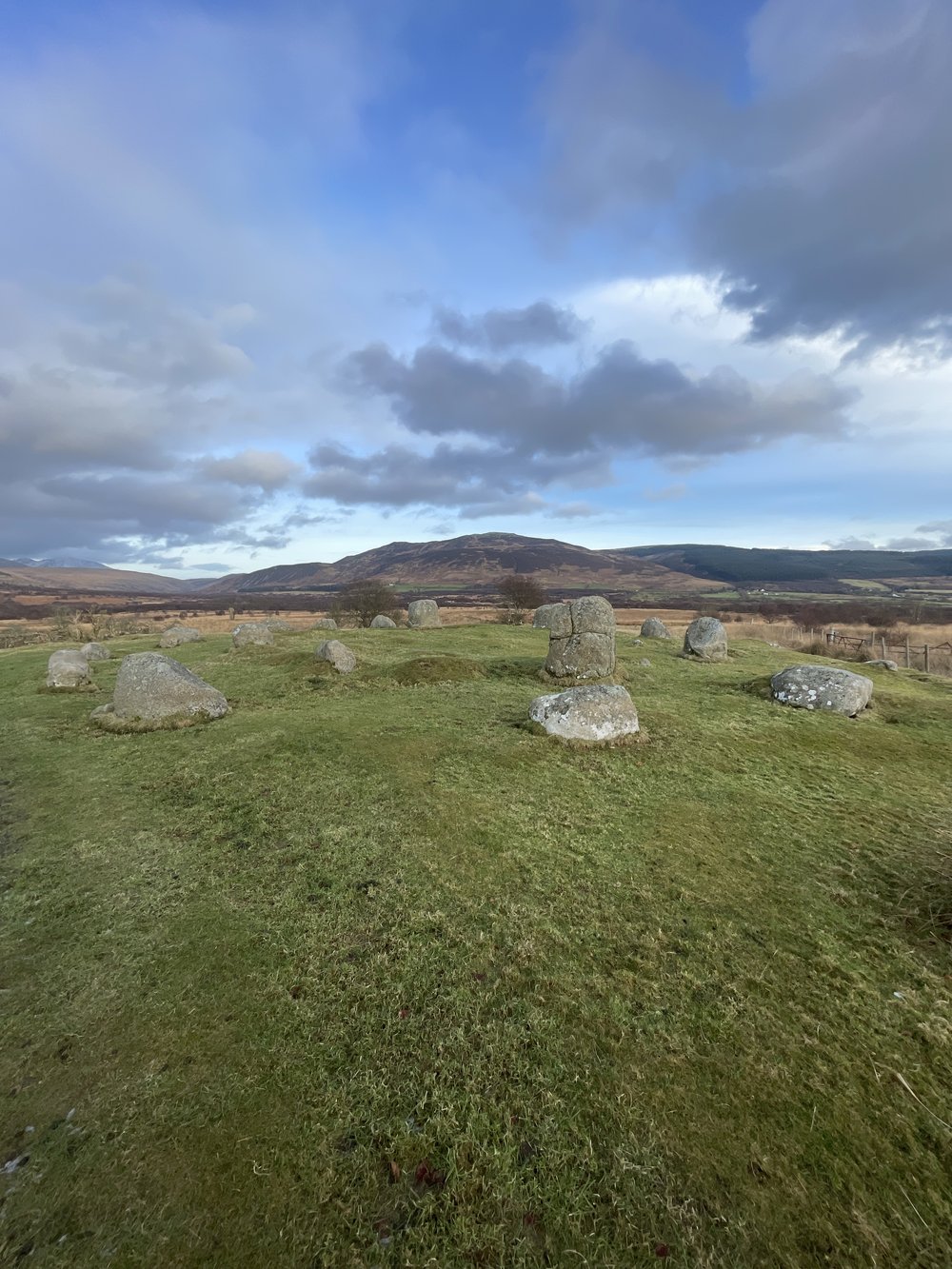 Machrie Moor standing stones on Arran